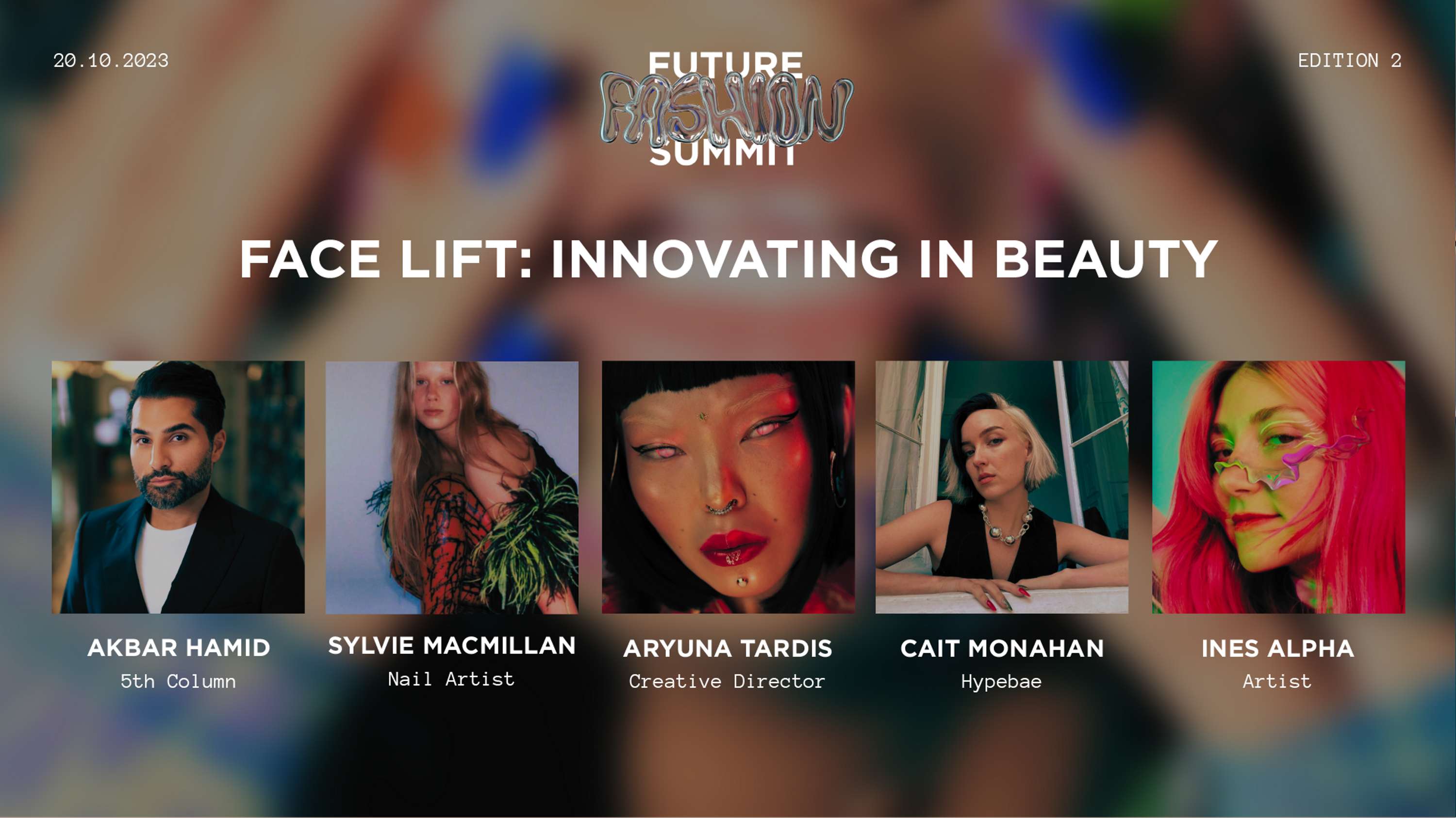 Event identity and assets design for Future Fashion Summit Edition 2 by Hollywood Labs by Ly Leova