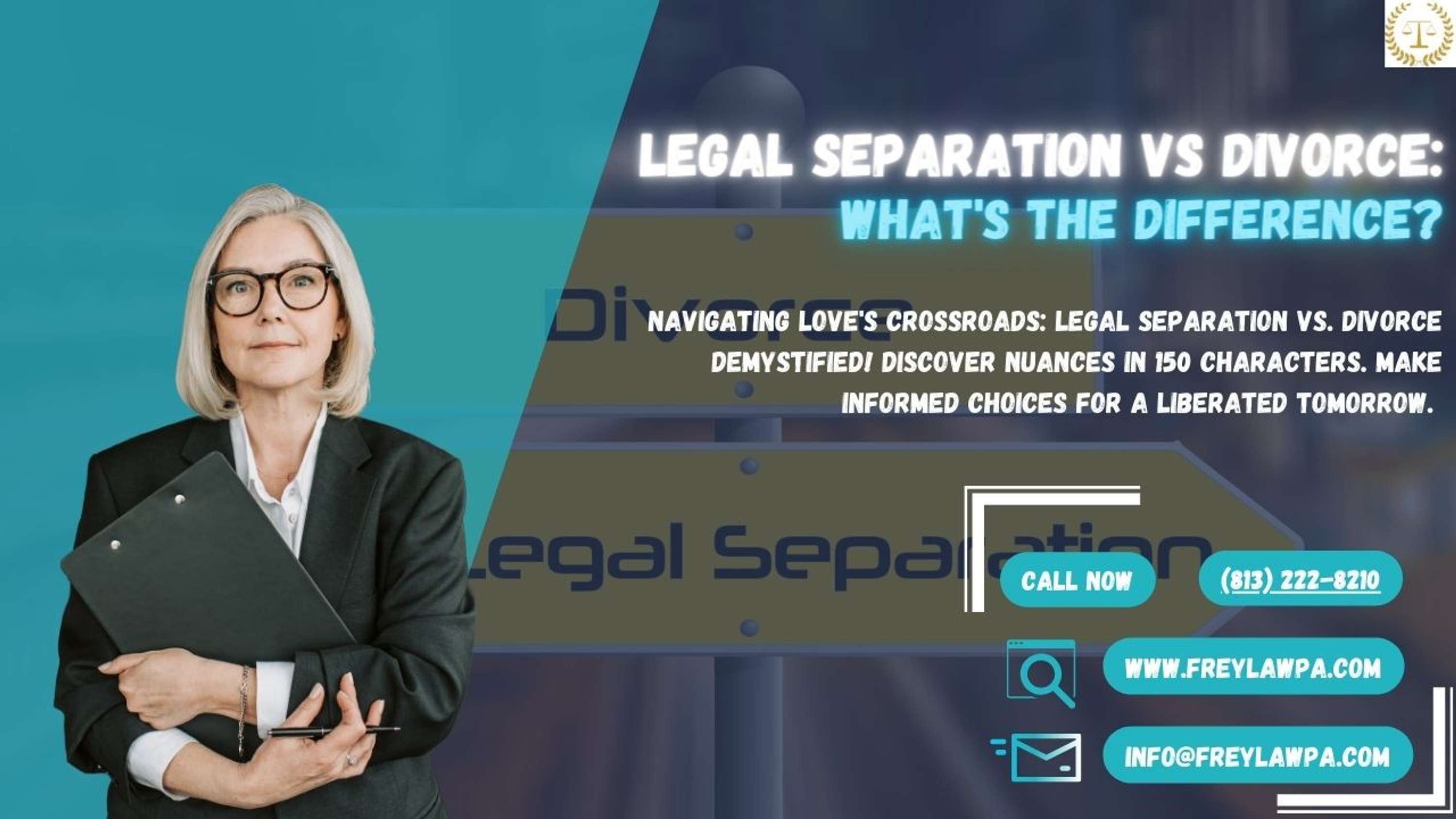 Deciphering Legal Paths: Exploring the Distinctions Between Legal Separation and Divorce by Frey Law P.A.