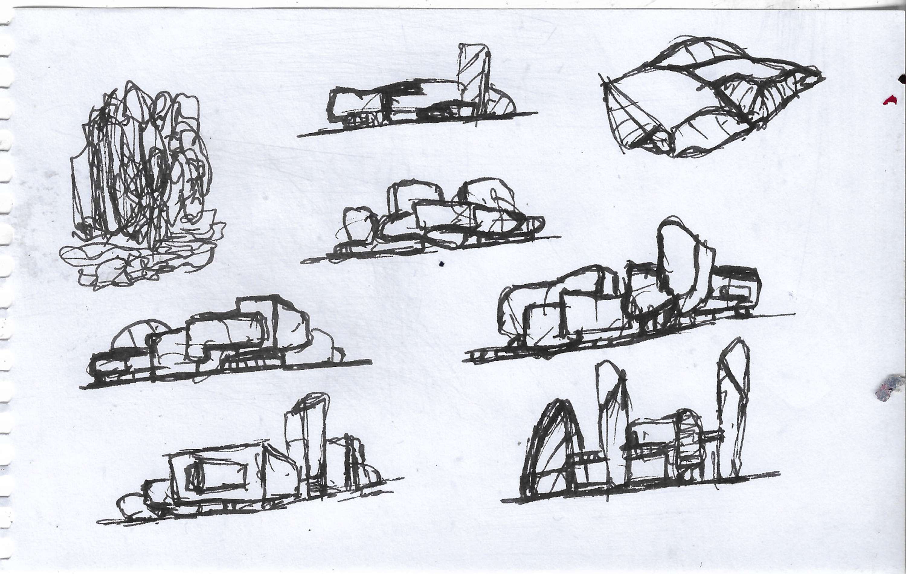 Architectural sketches - Art - Bozelos Panagiotis by Panagiotis Bozelos