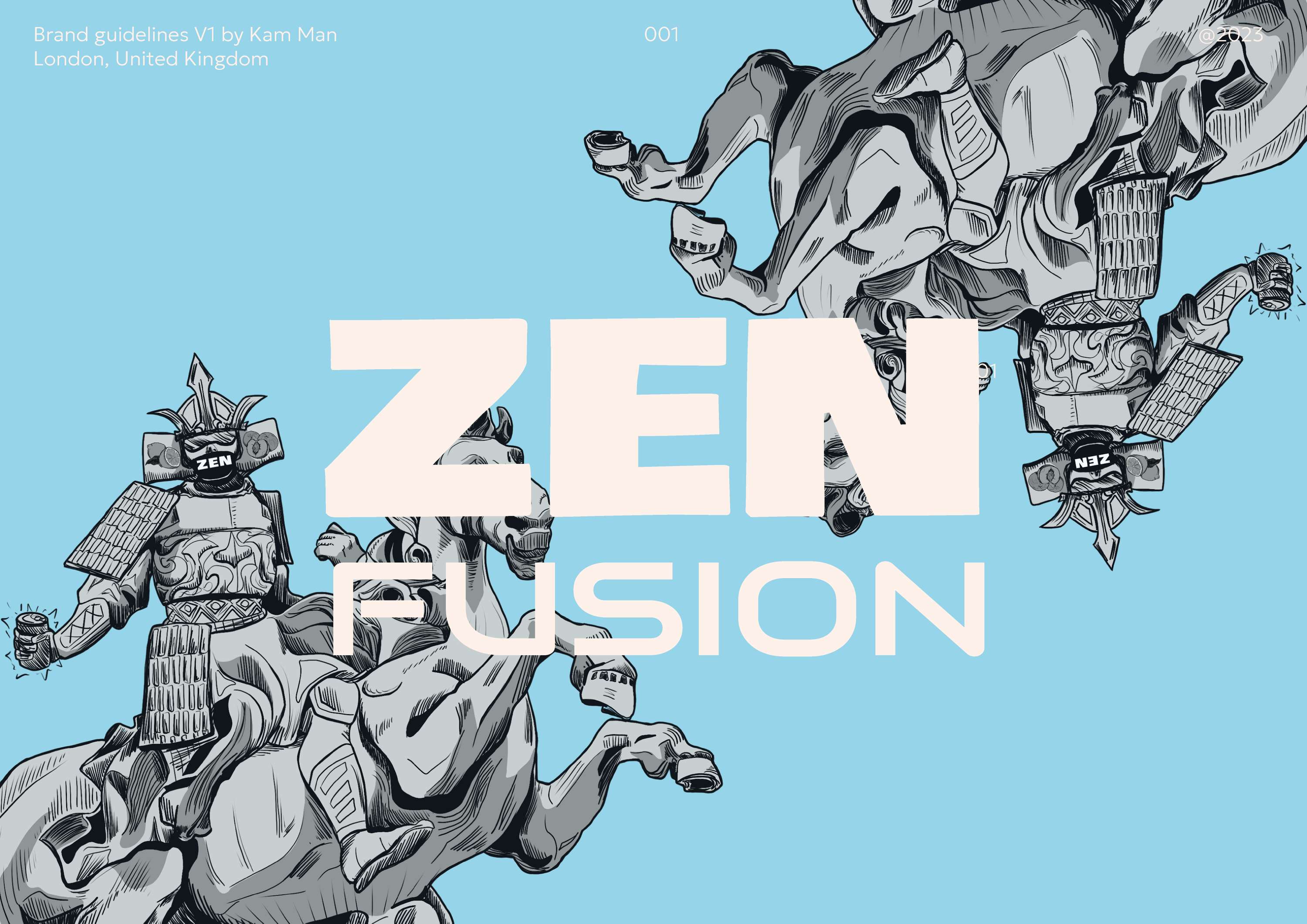 'Zen Fusion' Branding by Kam Man