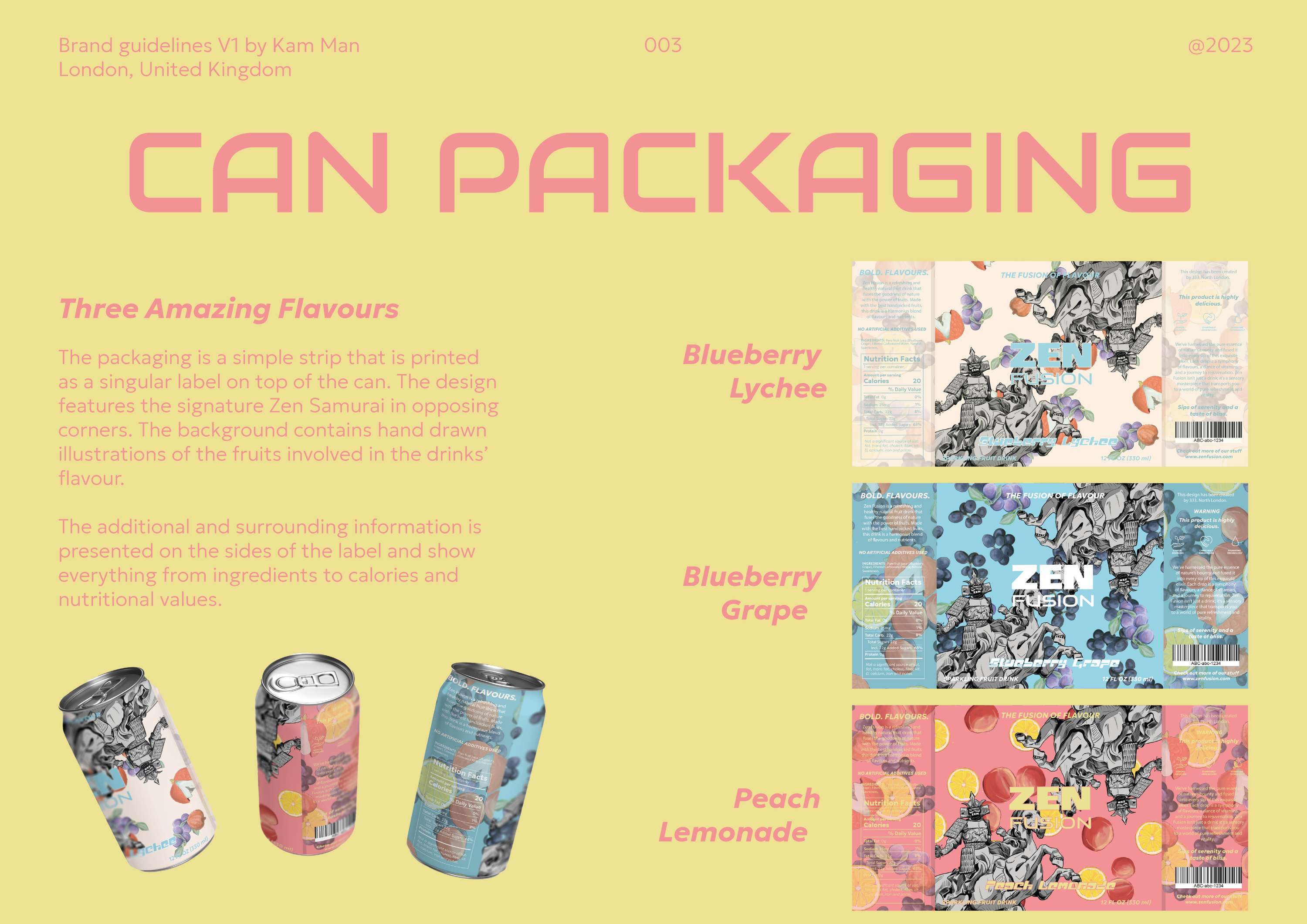 'Zen Fusion' Branding by Kam Man
