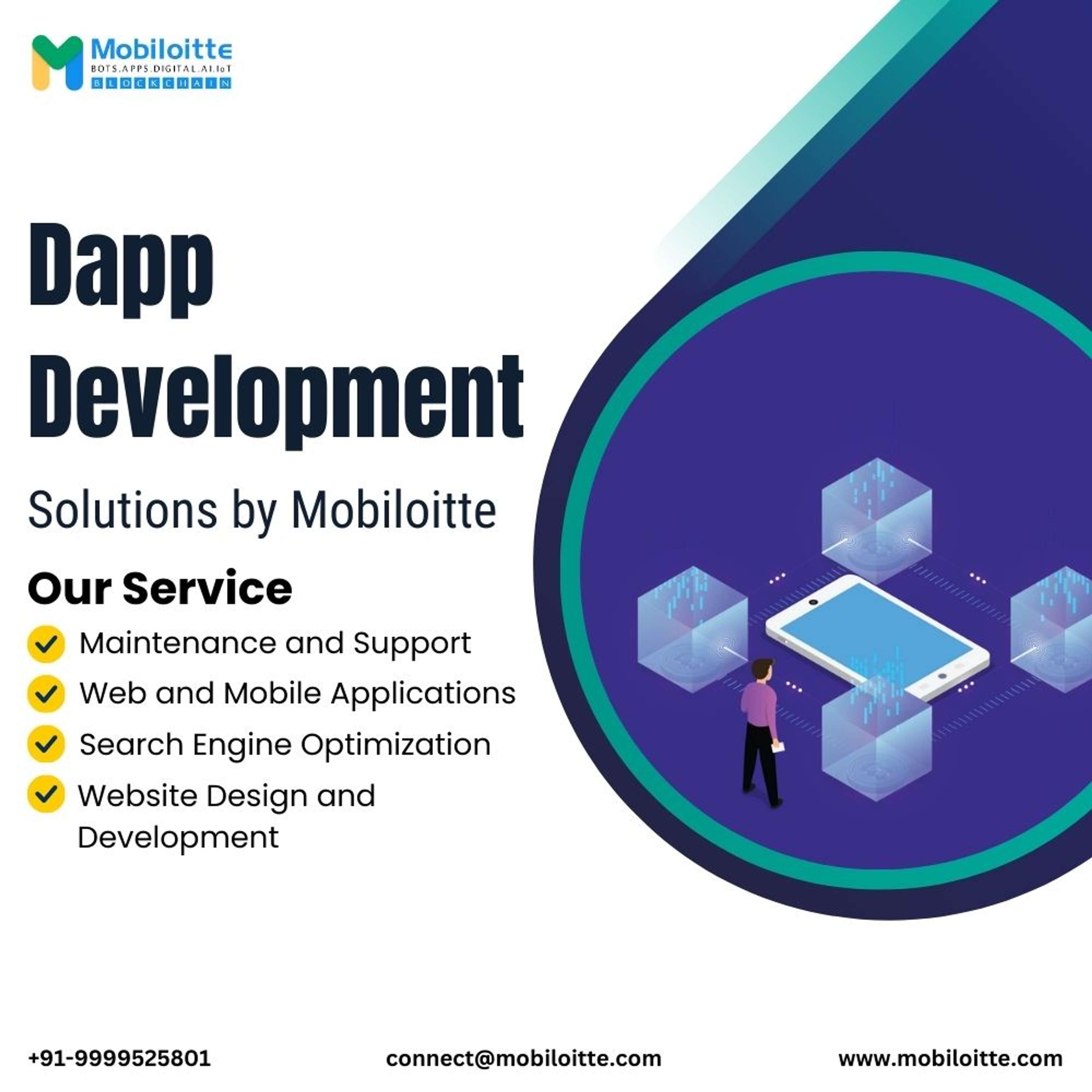Dapp Development solutions by Mobiloitte by Mobiloitte Technologies