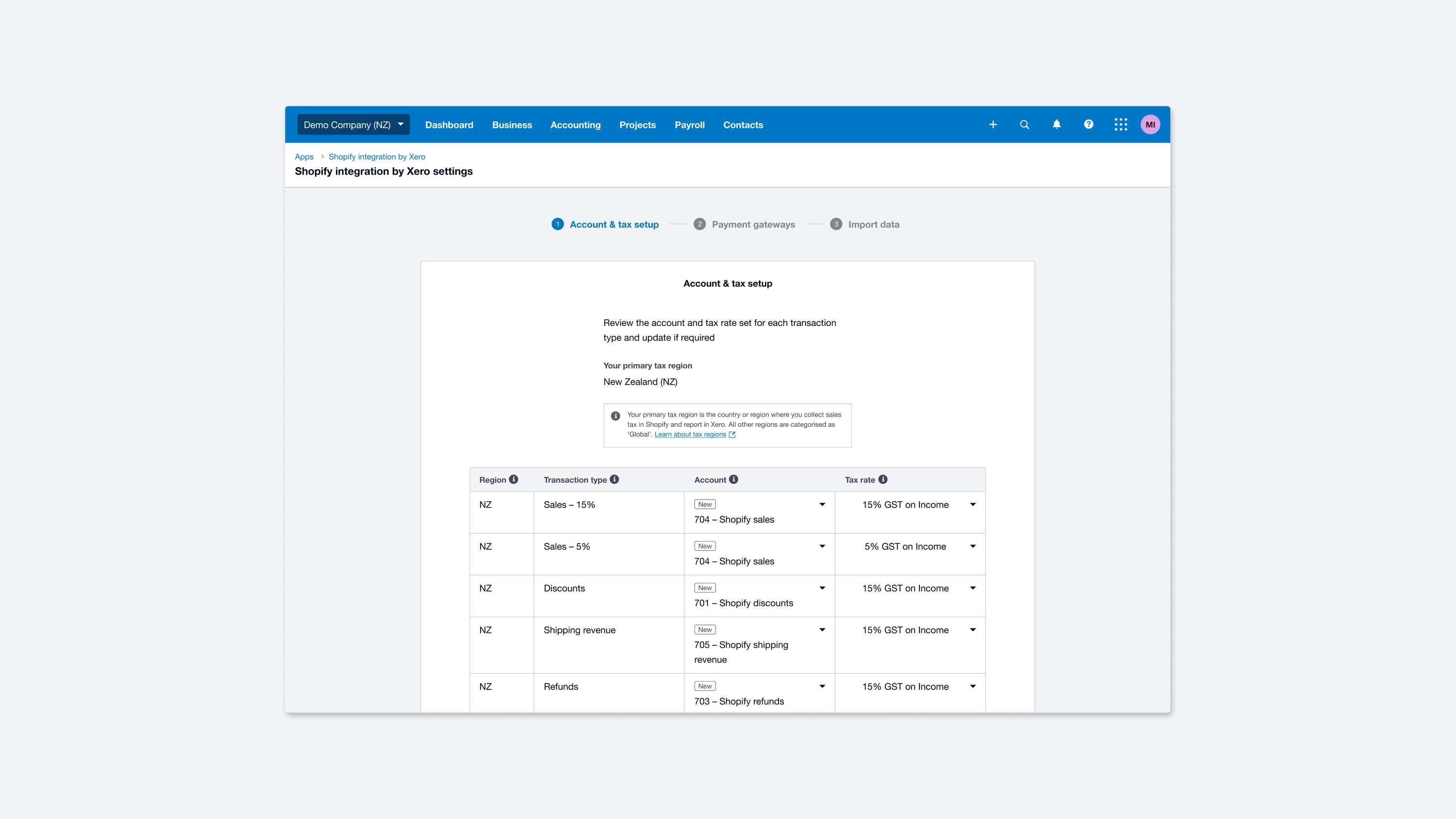 Shopify Integration by Xero by Matt Law