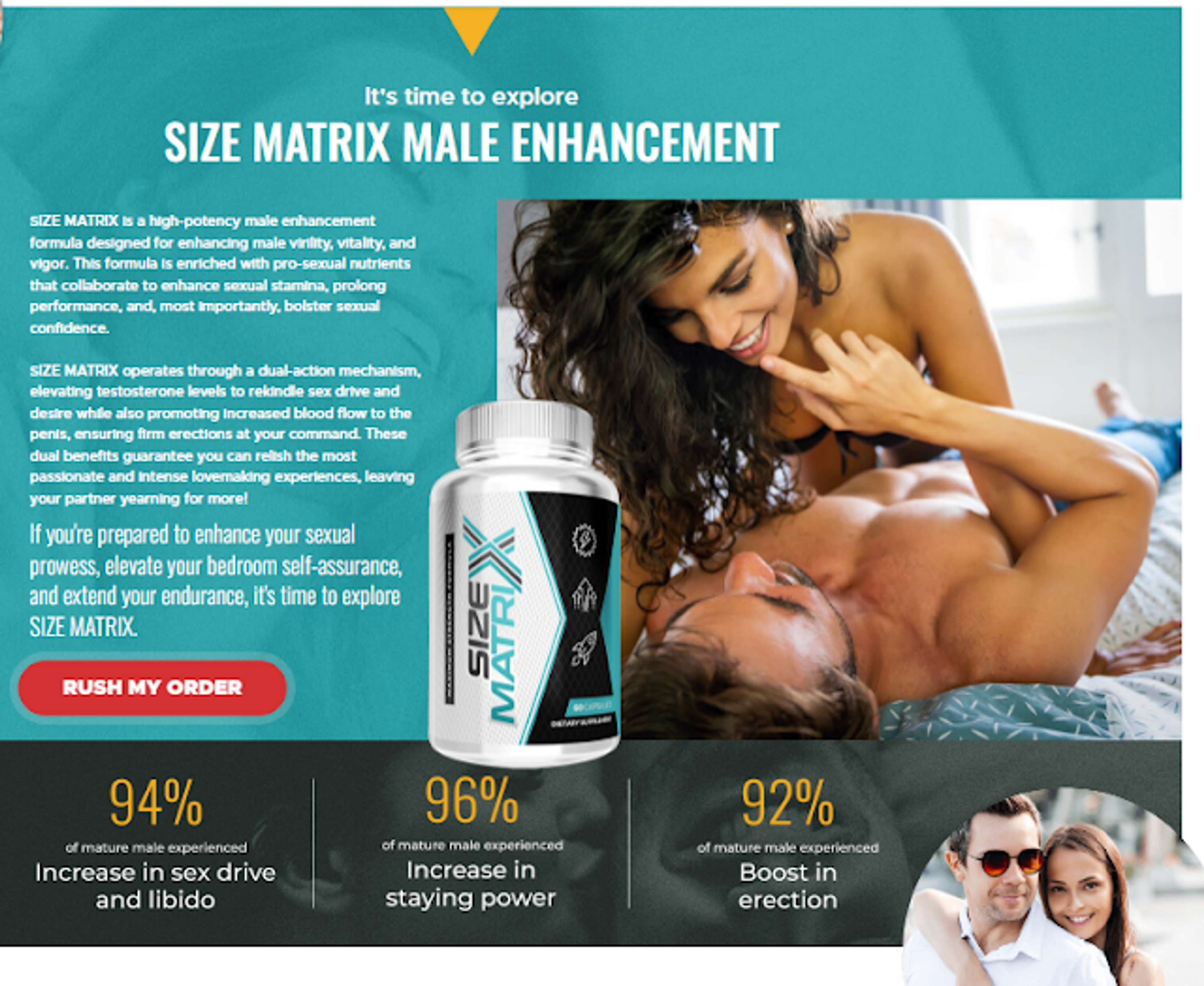 Boost Your Confidence with SIZE MATRIX Male Enhancement by Puravive Review