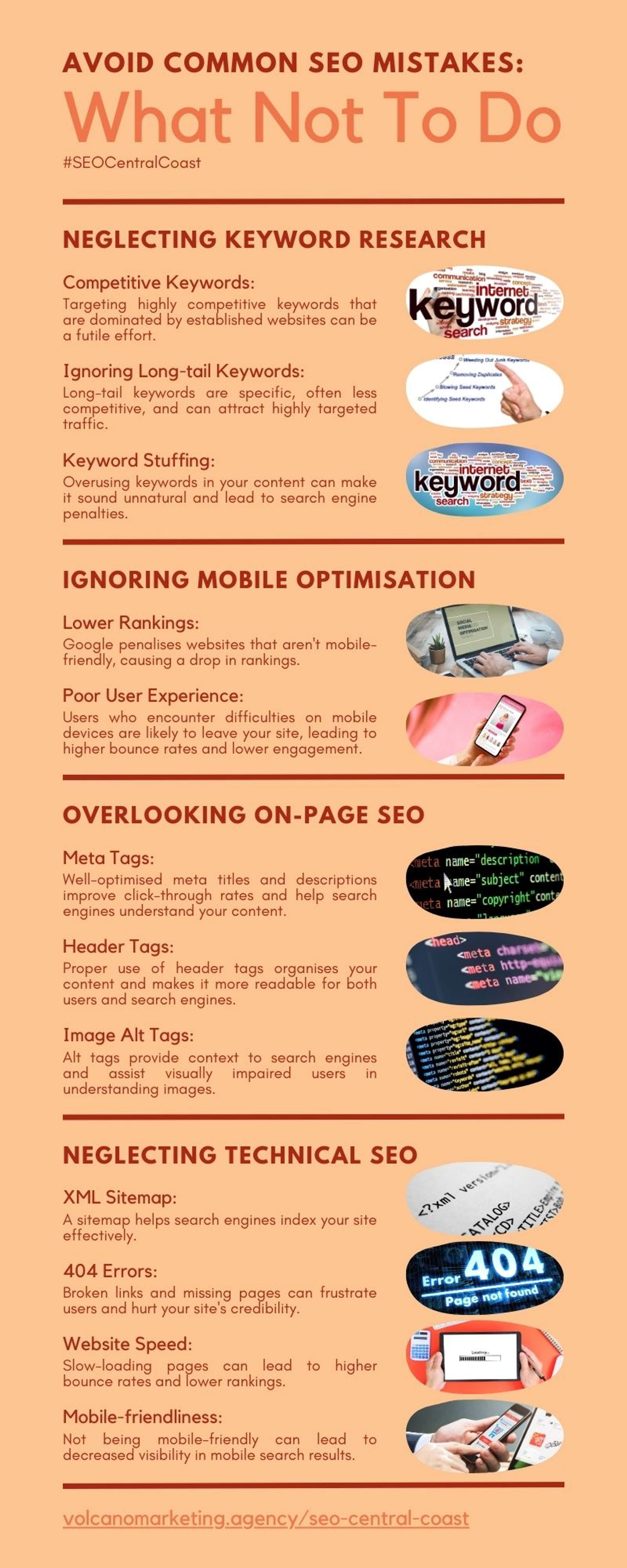 Avoiding Common SEO Mistakes: What Not to Do by Volcano Marketing