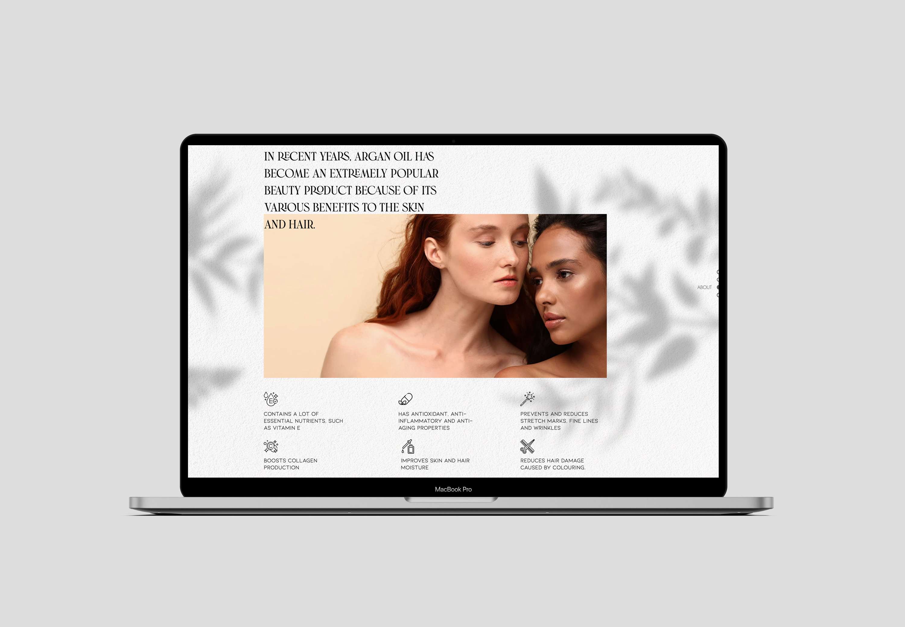 Oleum Pure Website by Stacey Nova