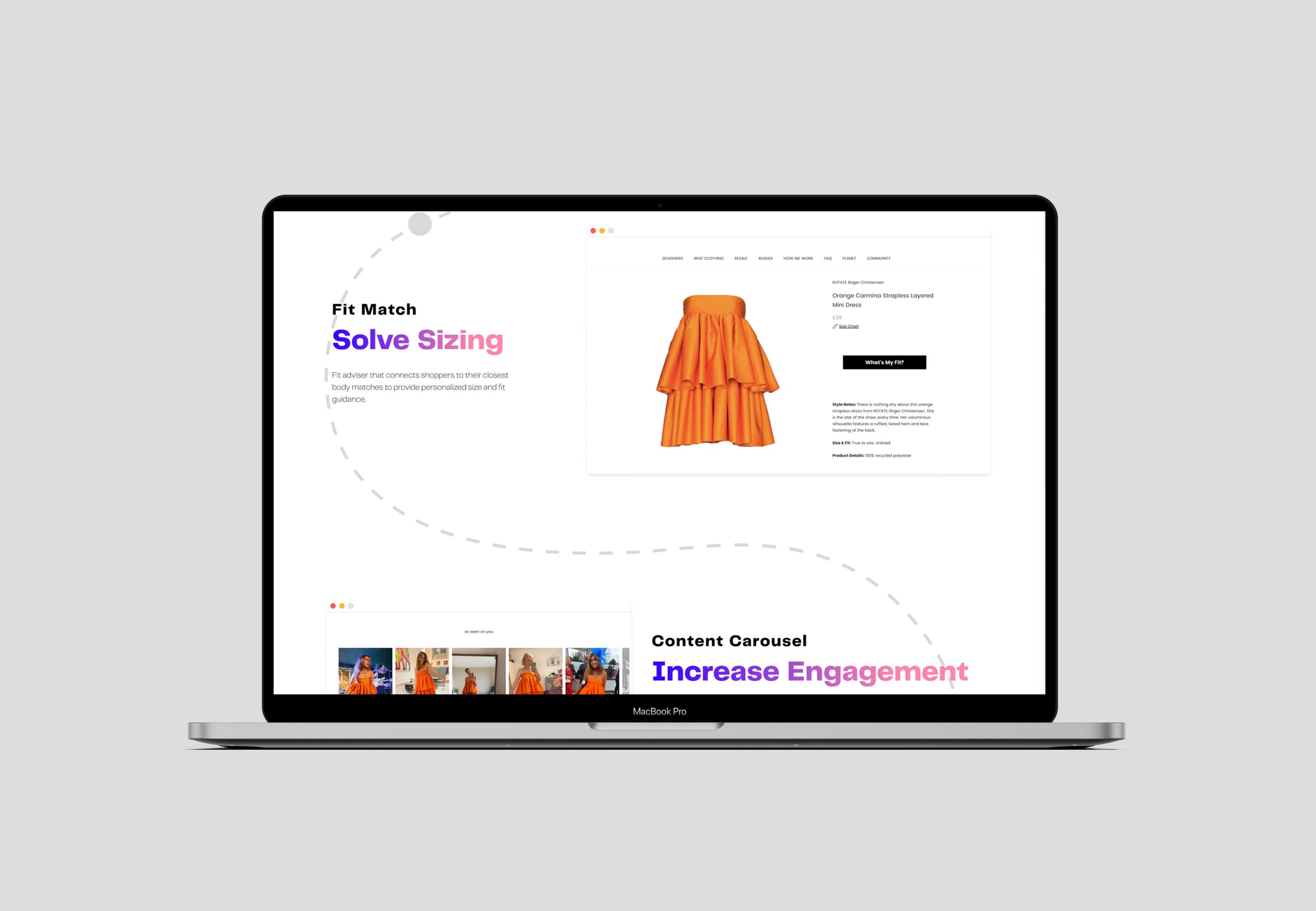 Vestico webdesign by Stacey Nova
