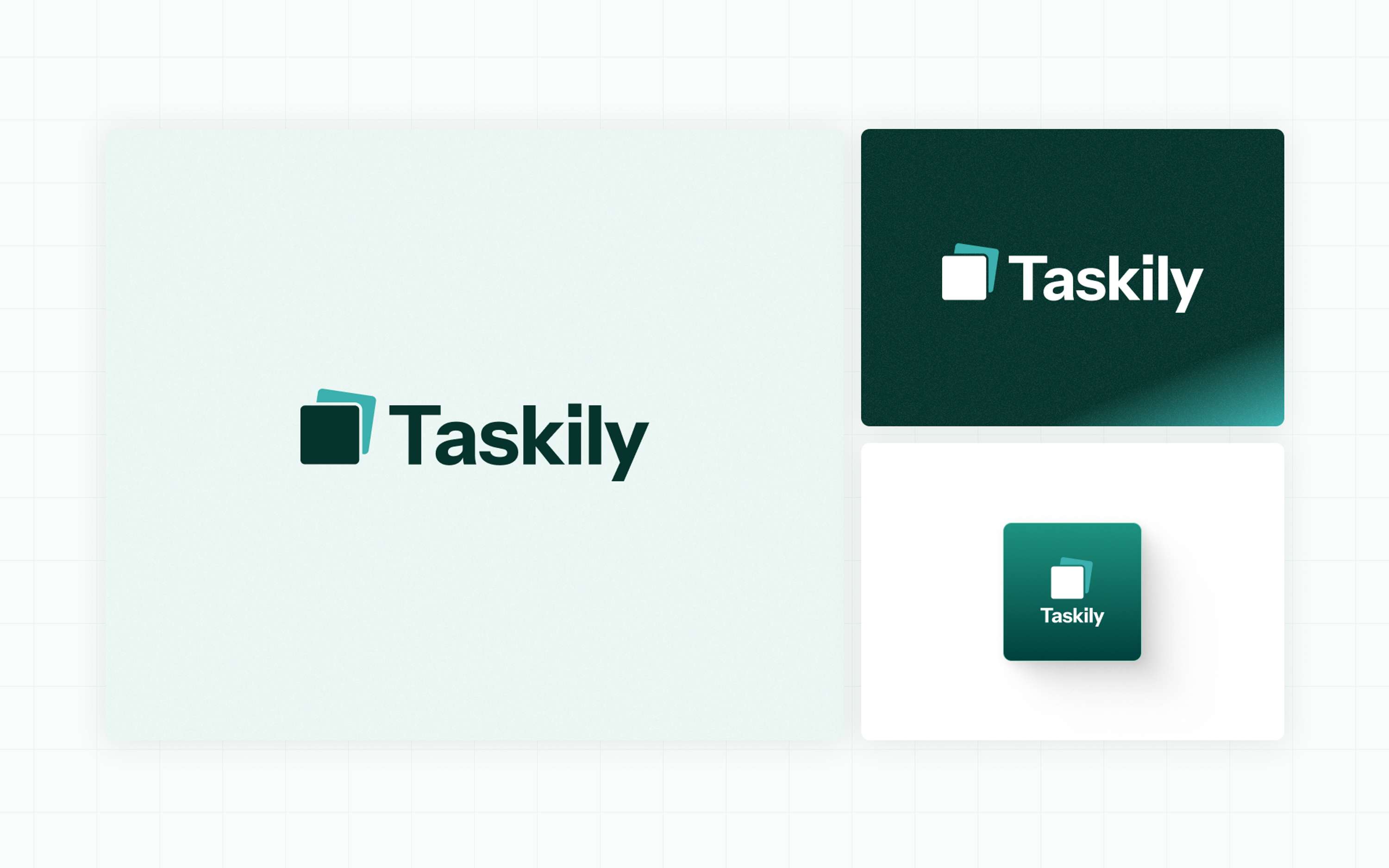 Taskily brand identity&landing page design + SaaS dashboard concept by Tanel S