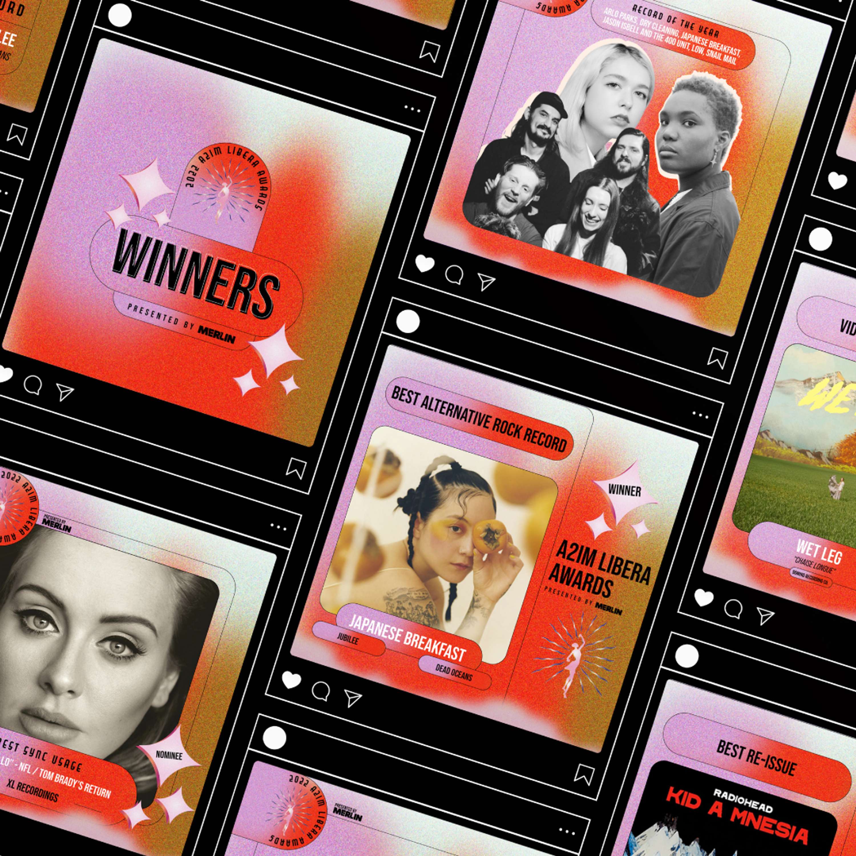 Key Visual and Marketing Assets Design for A2IM Libera Awards by Yağmur Genç