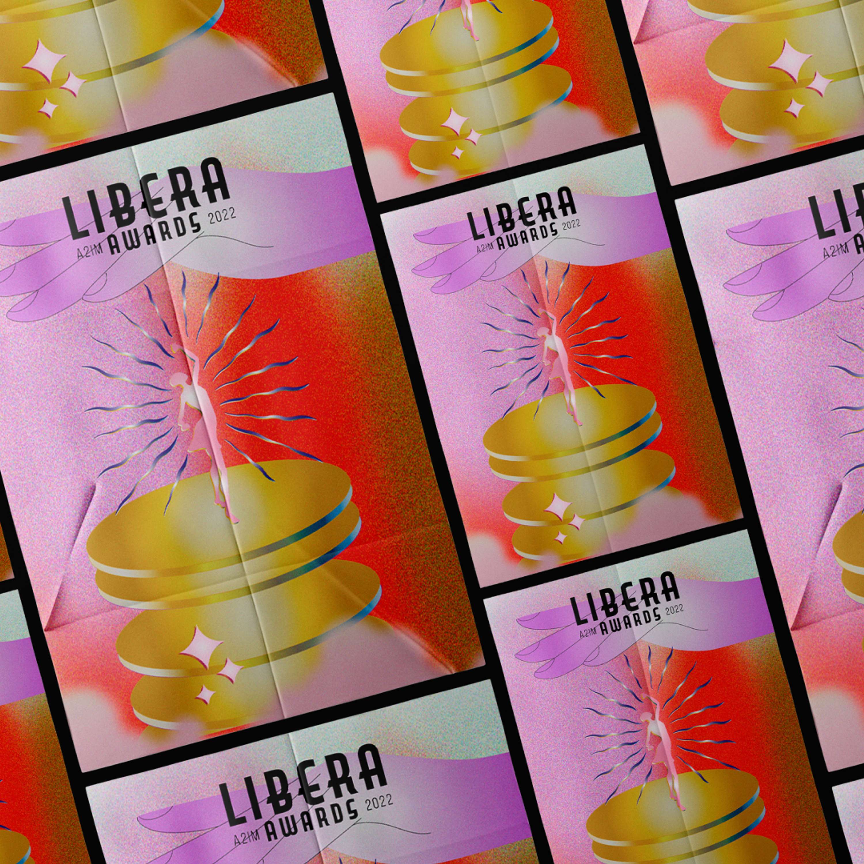 Key Visual and Marketing Assets Design for A2IM Libera Awards by Yağmur Genç