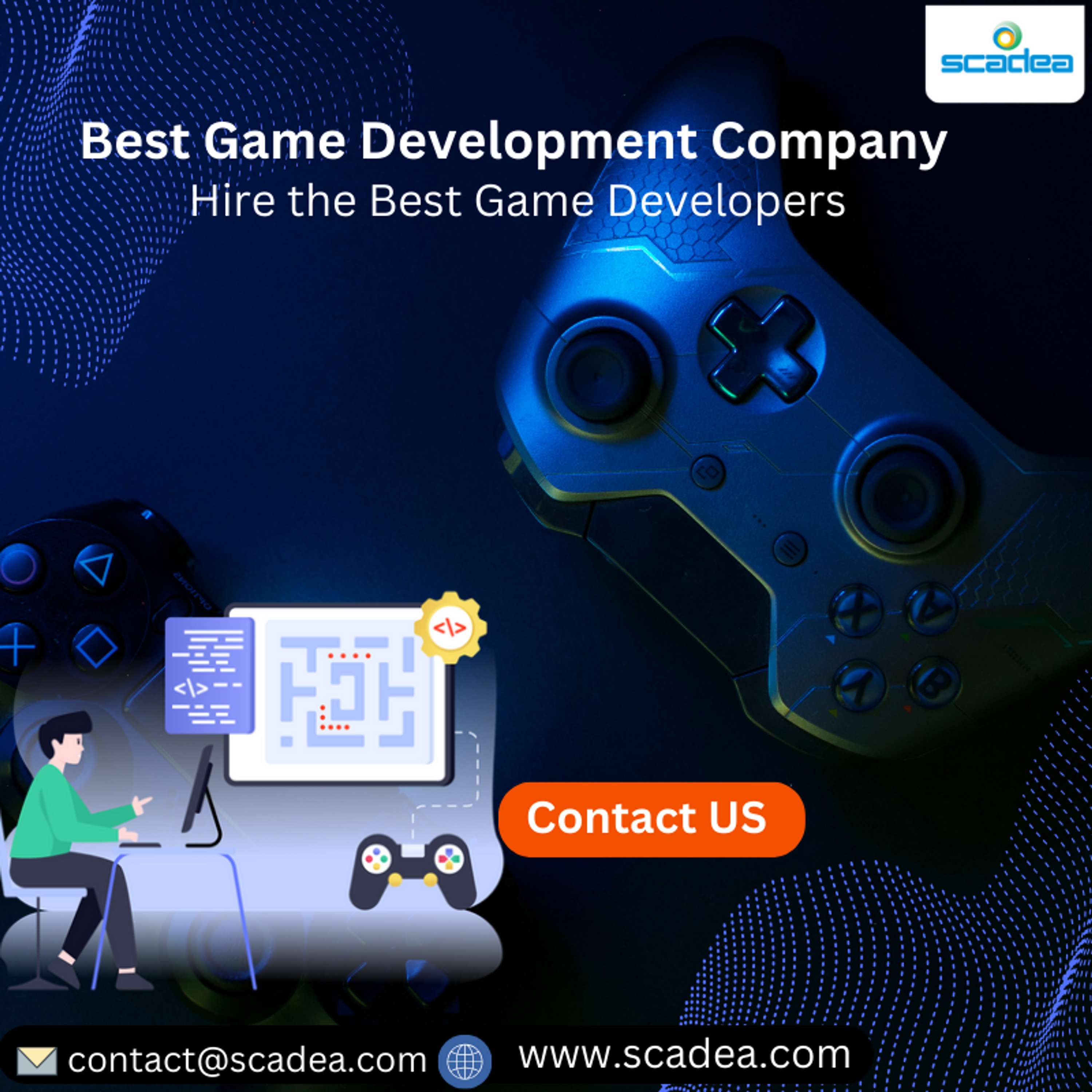 Best Game Development Company: Hire the Best Game Developers by scade inc