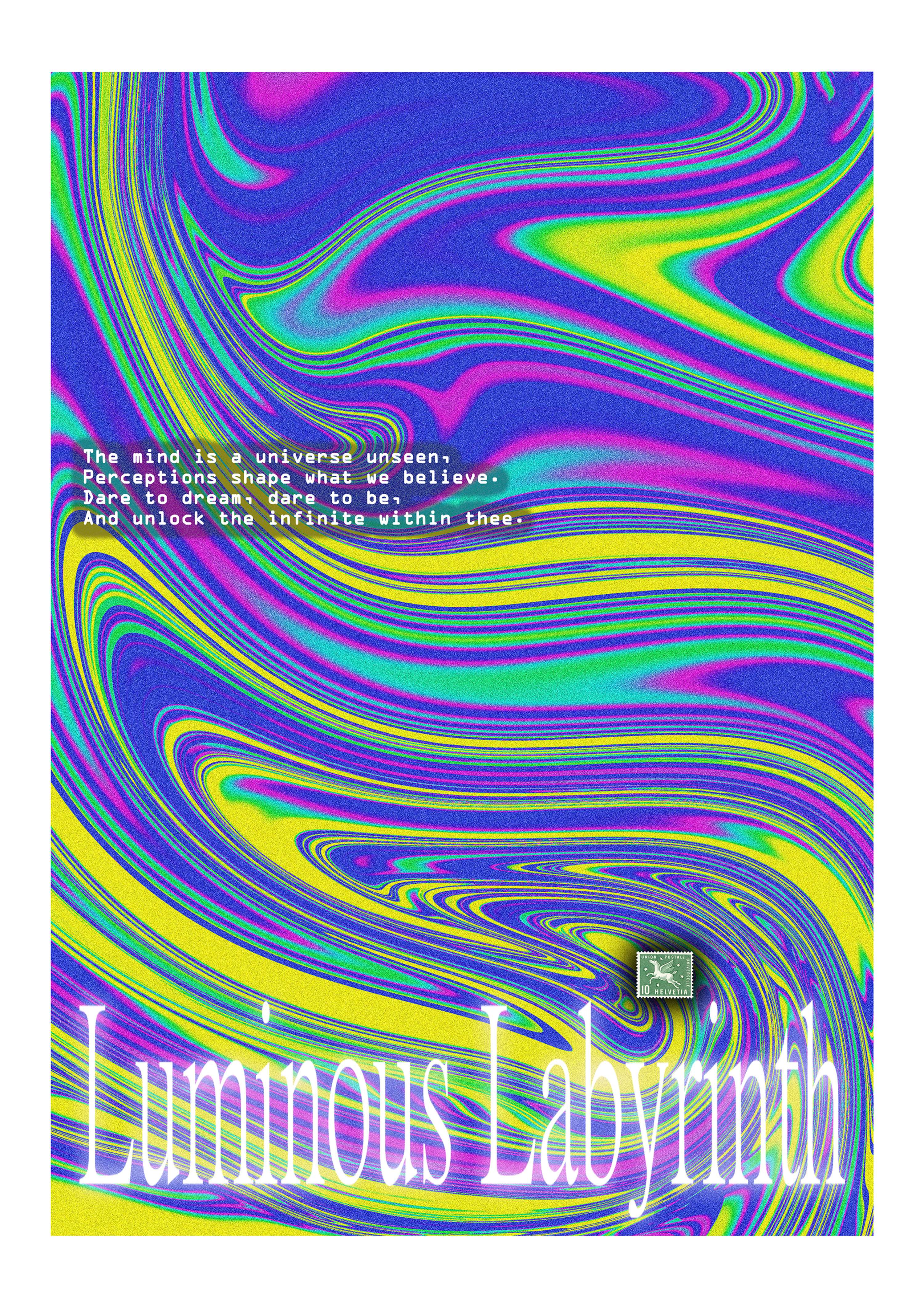 "Luminous Labyrinth" Poster Design by Chun-Yin Chan