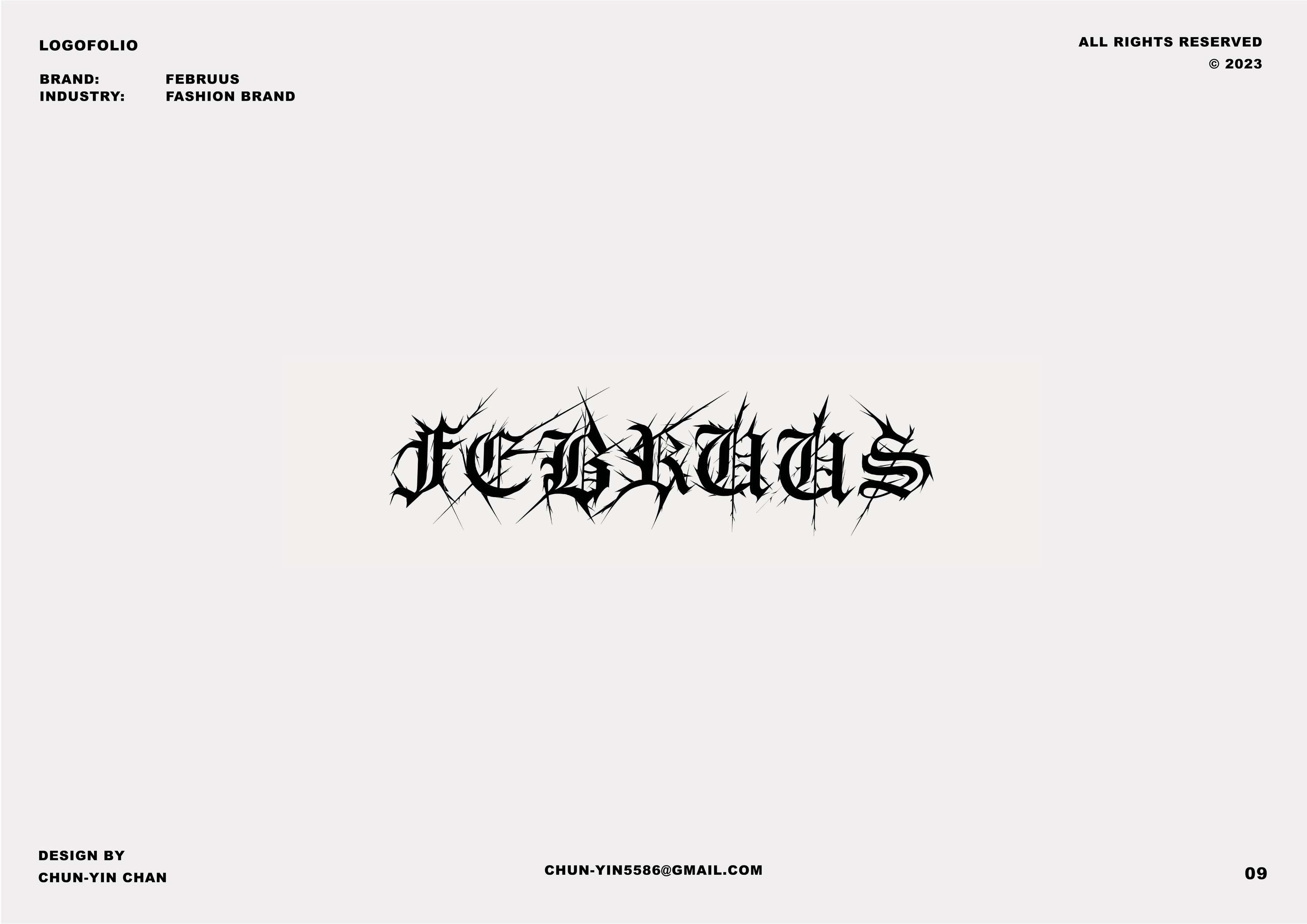 LOGOFOLIO - 2023 by Chun-Yin Chan