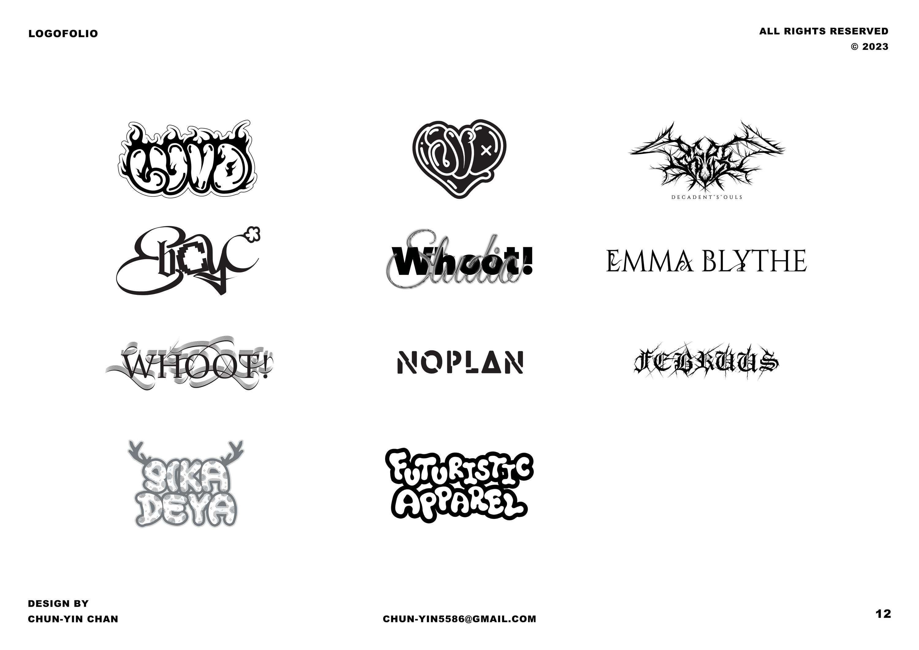 LOGOFOLIO - 2023 by Chun-Yin Chan