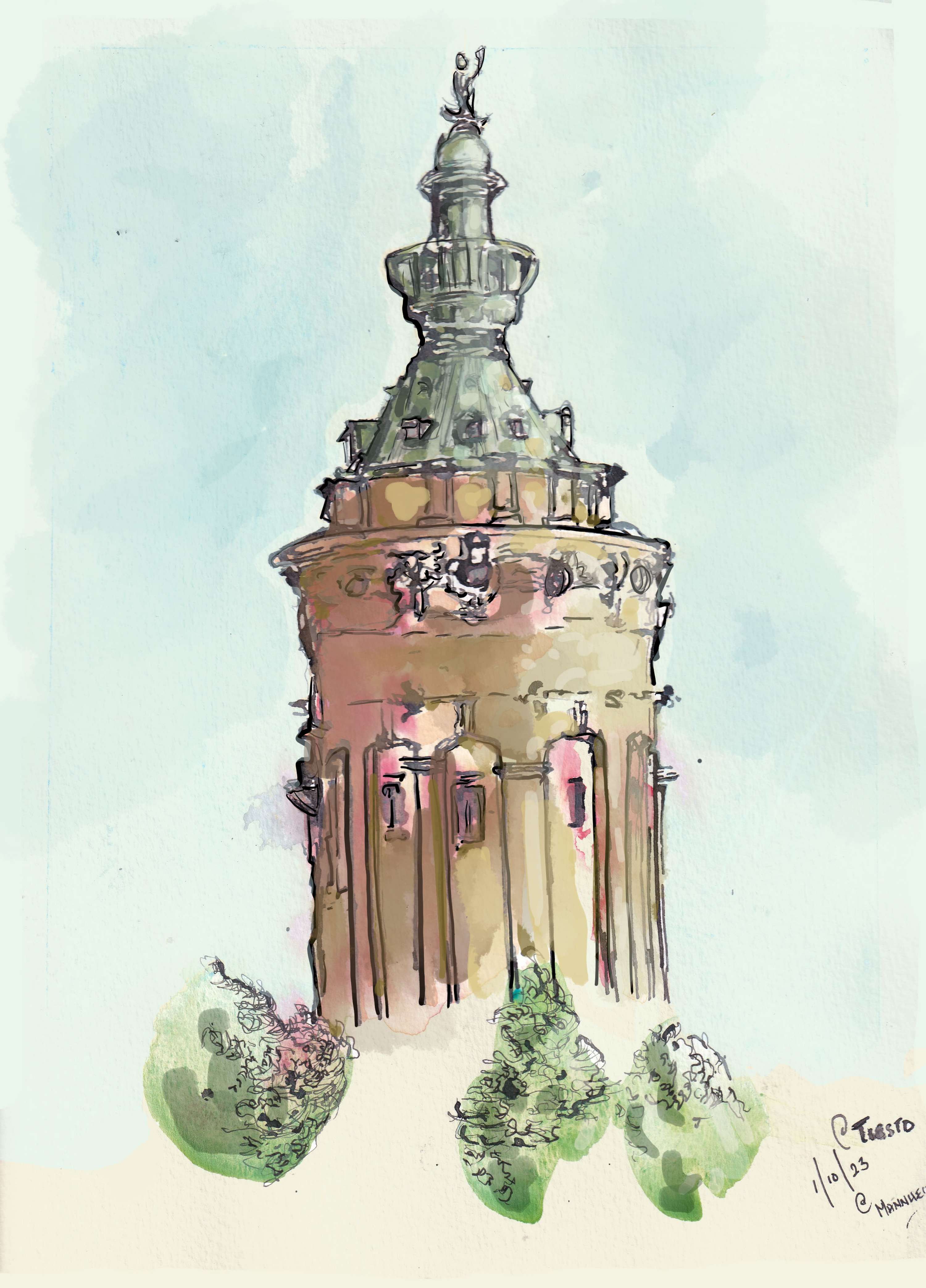 WASSERTURM. by Toks Abiose