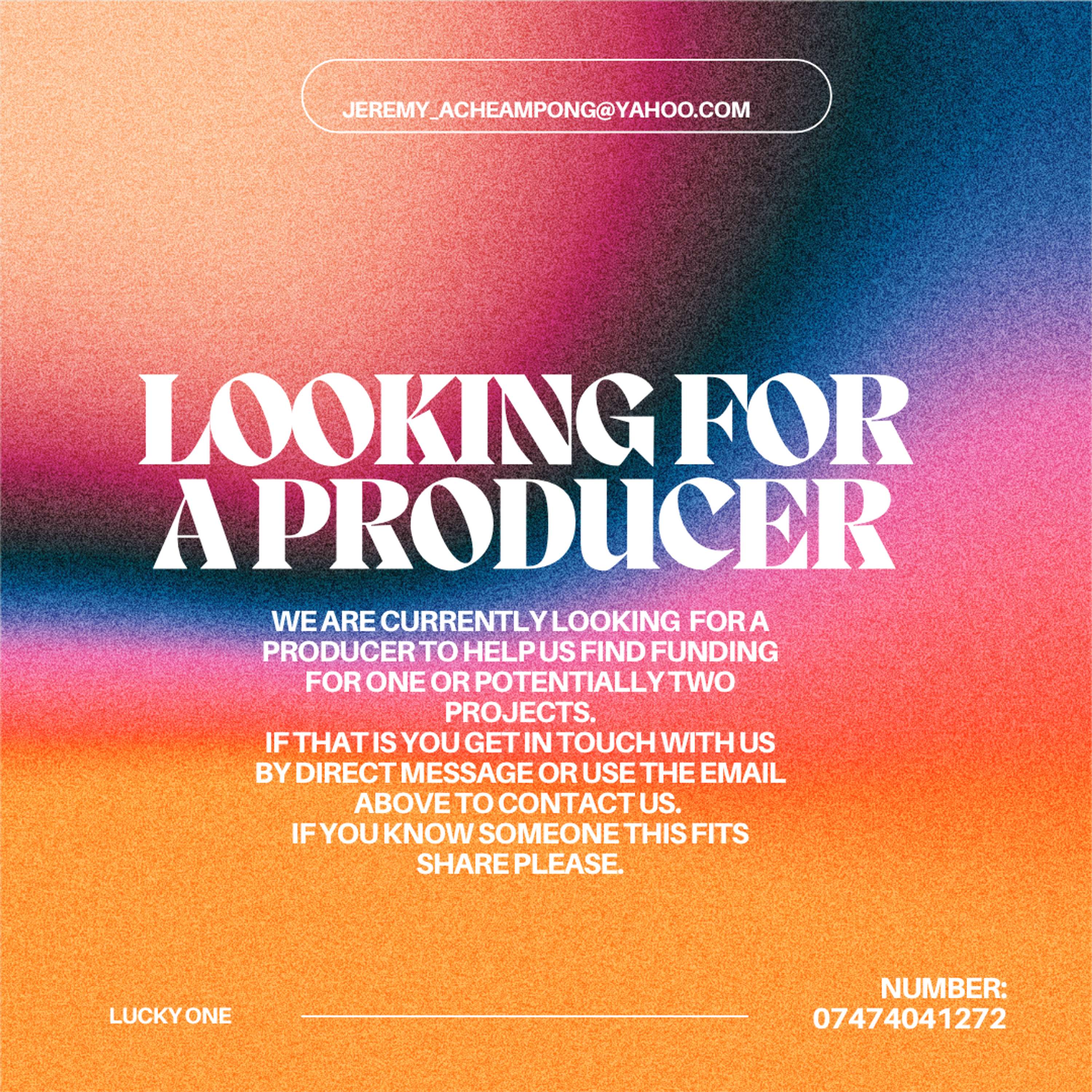 Looking for a producer urgent!!! by Jeremy Acheampong