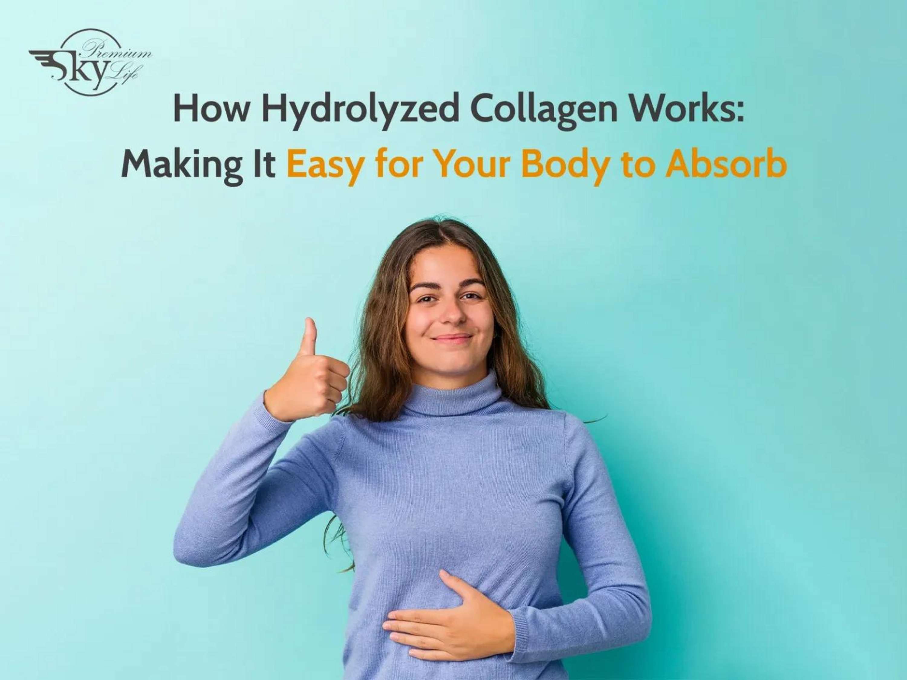 How Hydrolyzed Collagen Works: Making It Easy for Your Body to Absorb by Sky Premium Life