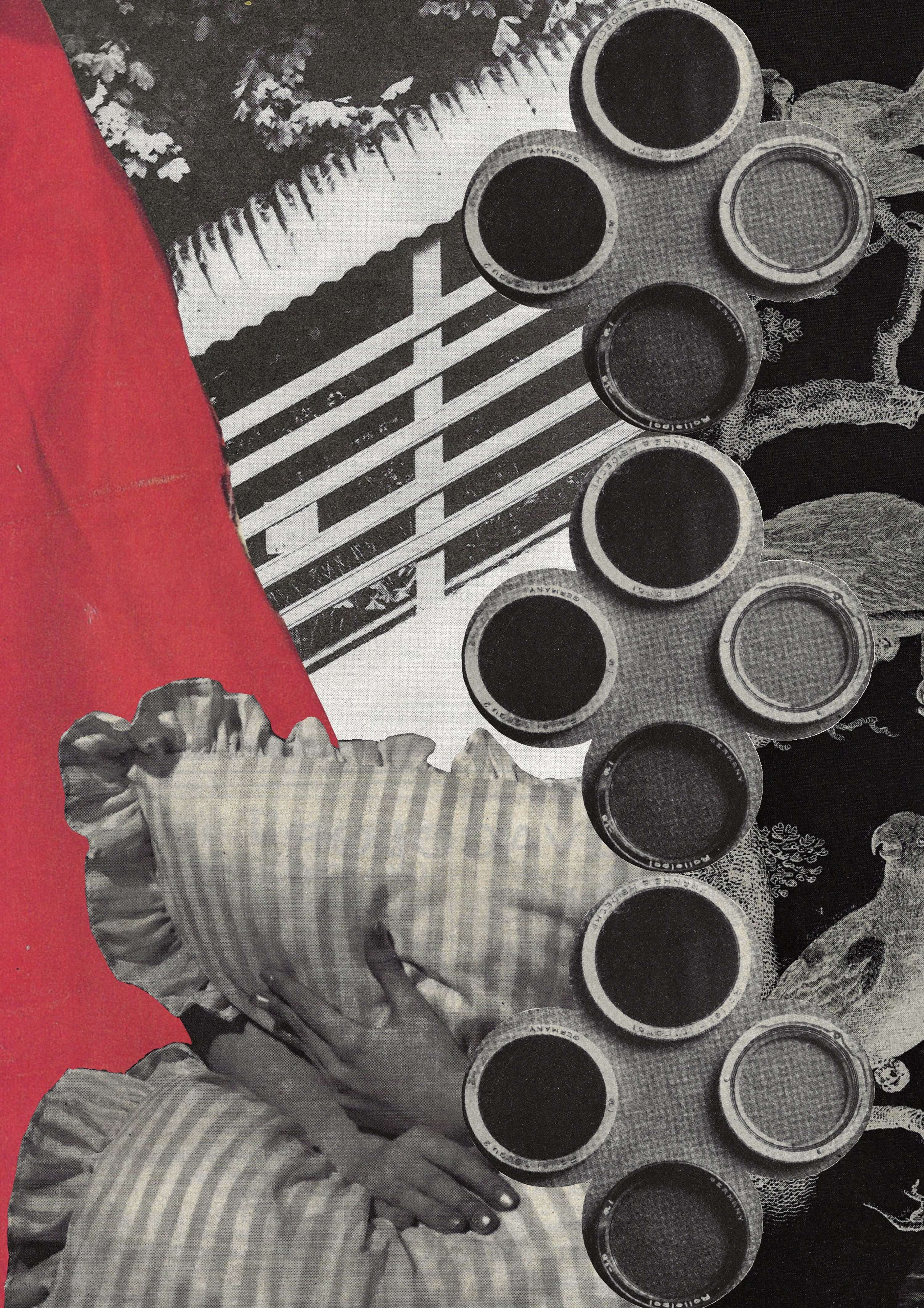Collages using found imagery by Matthew Sheehan 