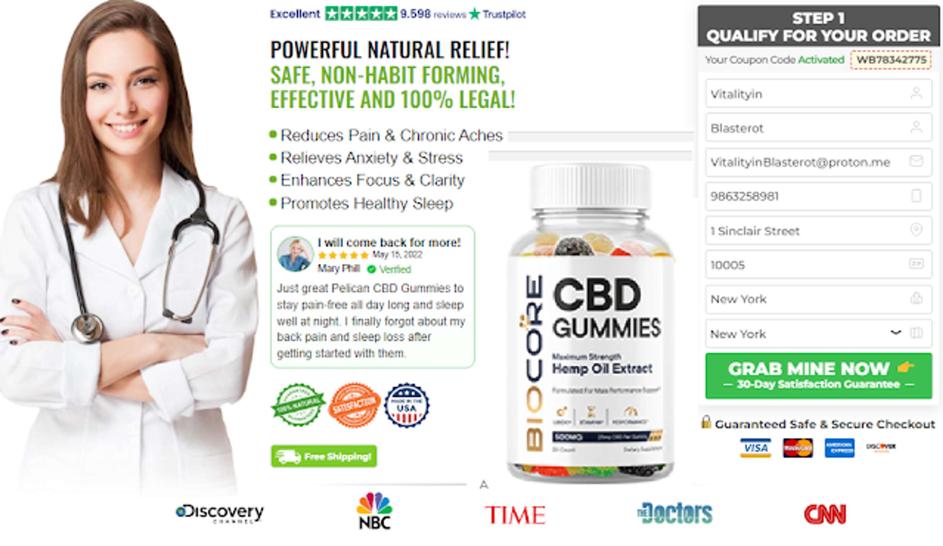 Bio Core CBD Gummies by Health World