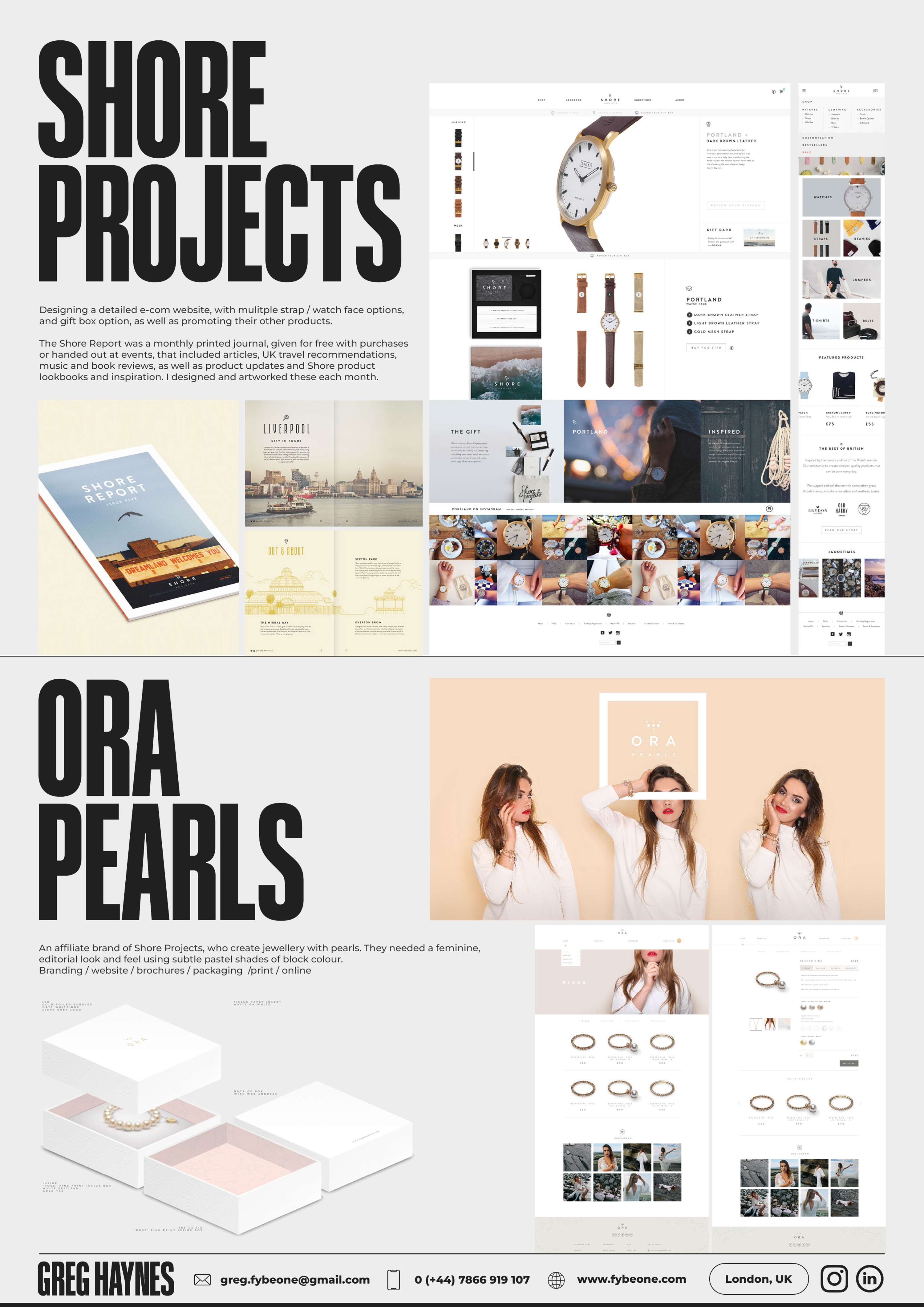 Portfolio/CV by Greg Haynes