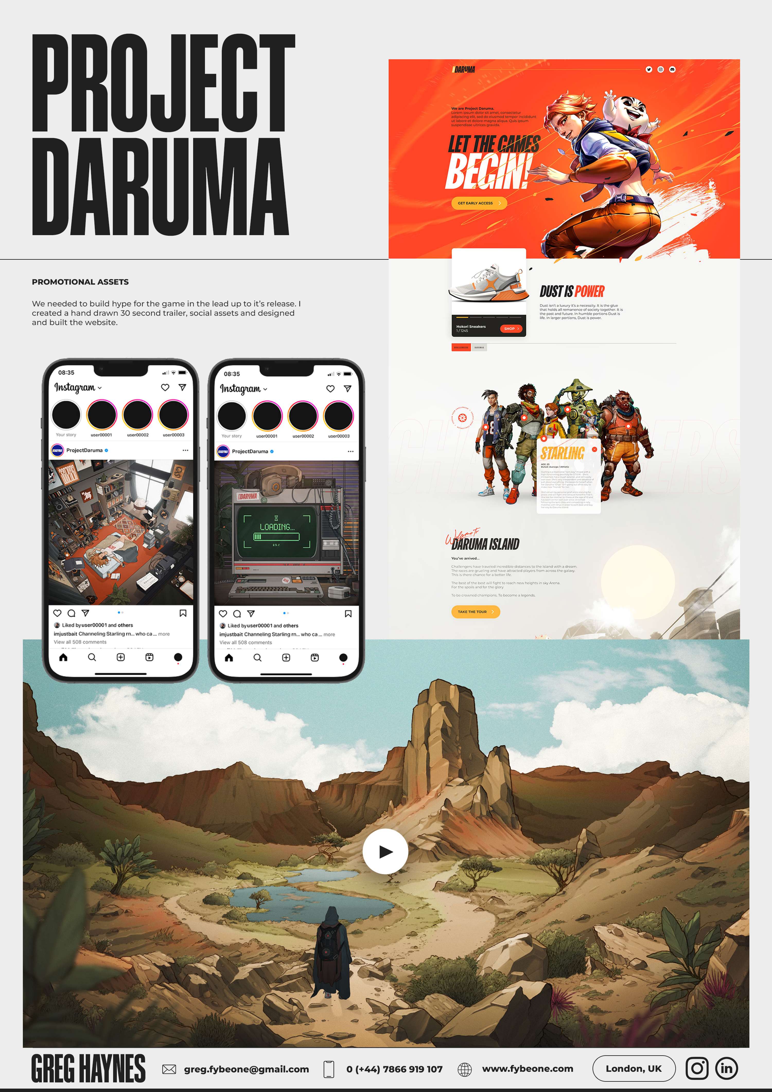 Portfolio/CV by Greg Haynes