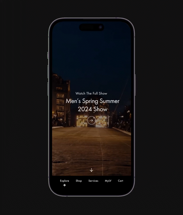 The LV App by AKQA