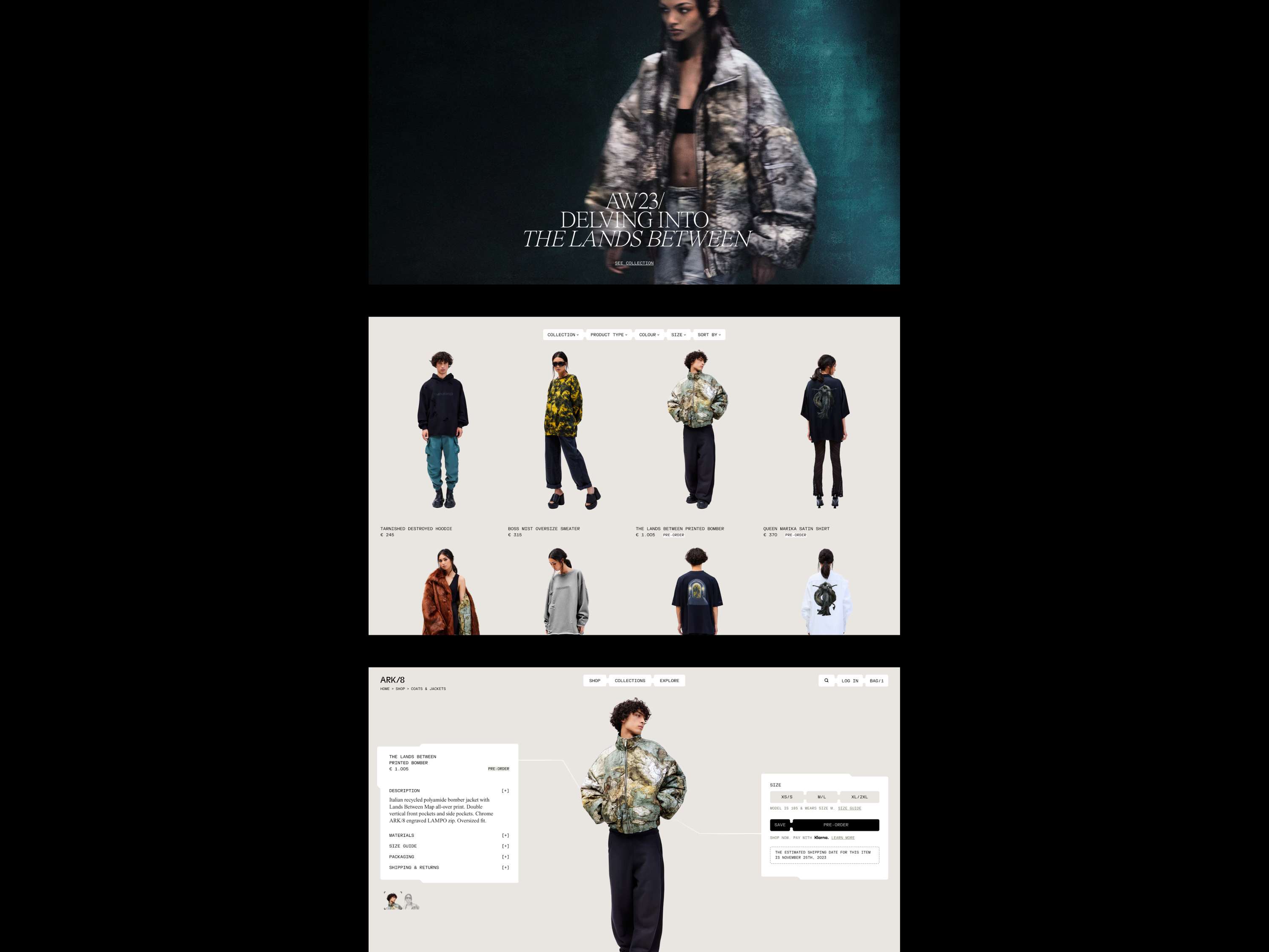 ARK/8 new digital flagship store by Margot Gabel