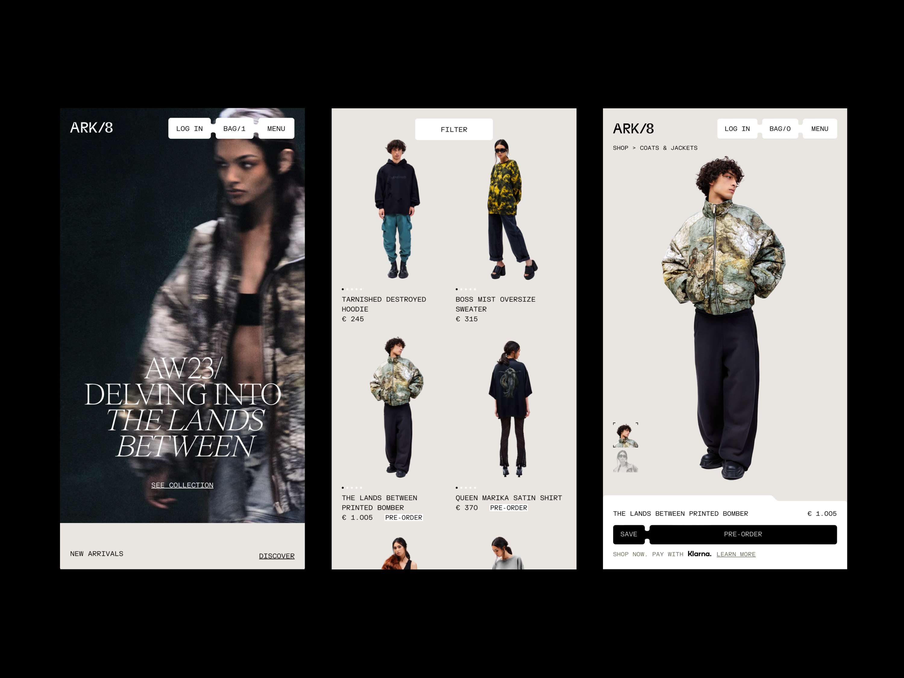 ARK/8 new digital flagship store by Margot Gabel