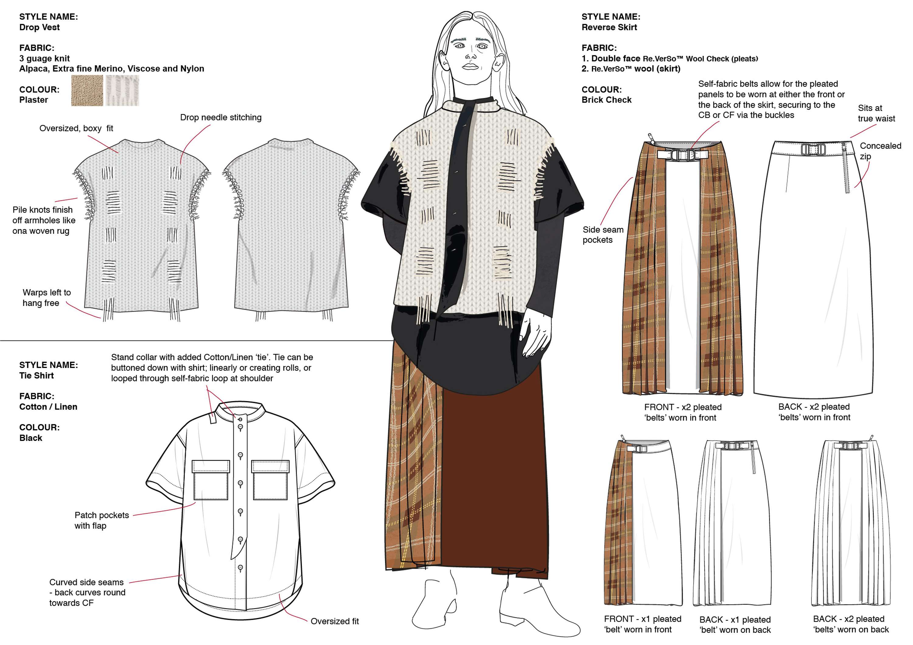 Design work examples by Hannah Sture