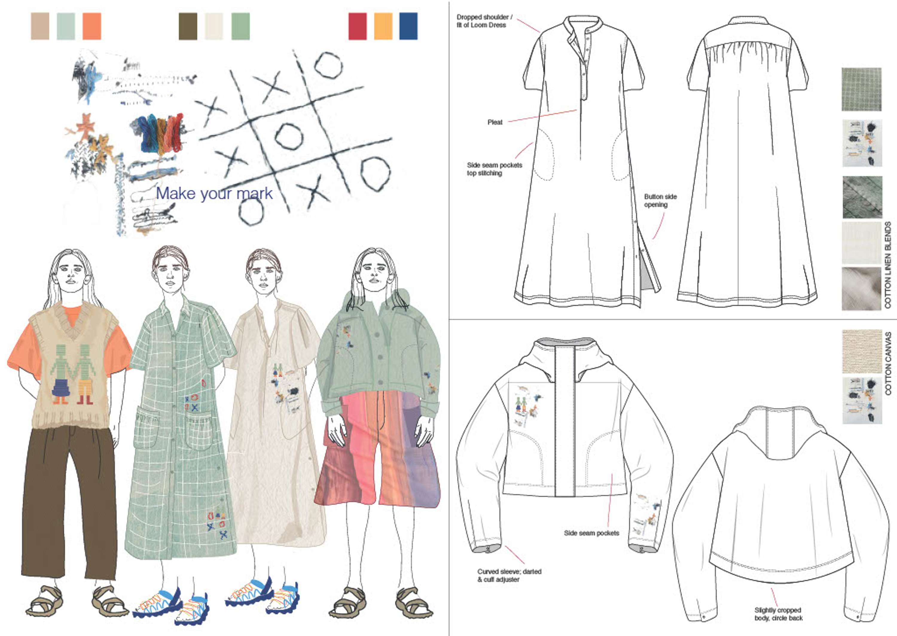 Design work examples by Hannah Sture