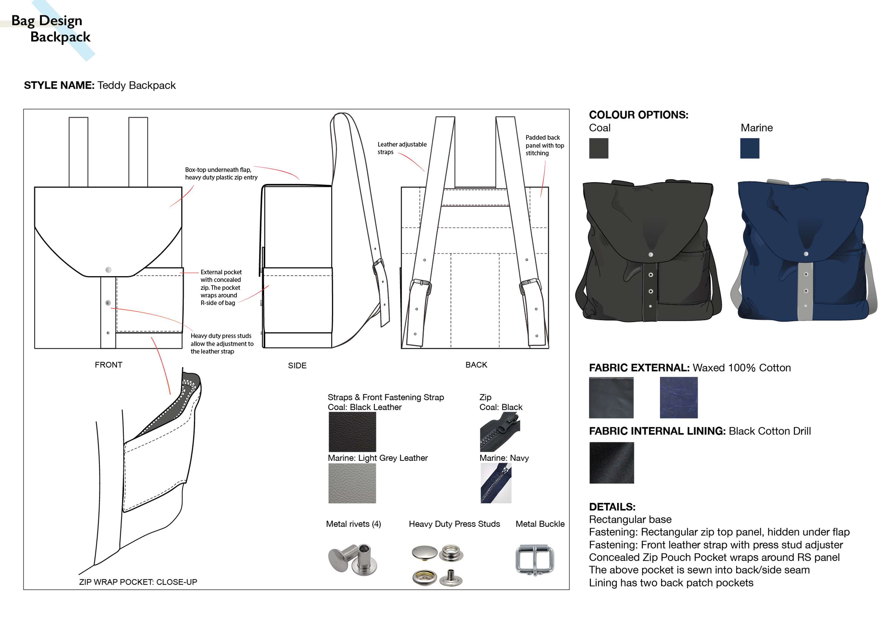 Bag design & make by Hannah Sture