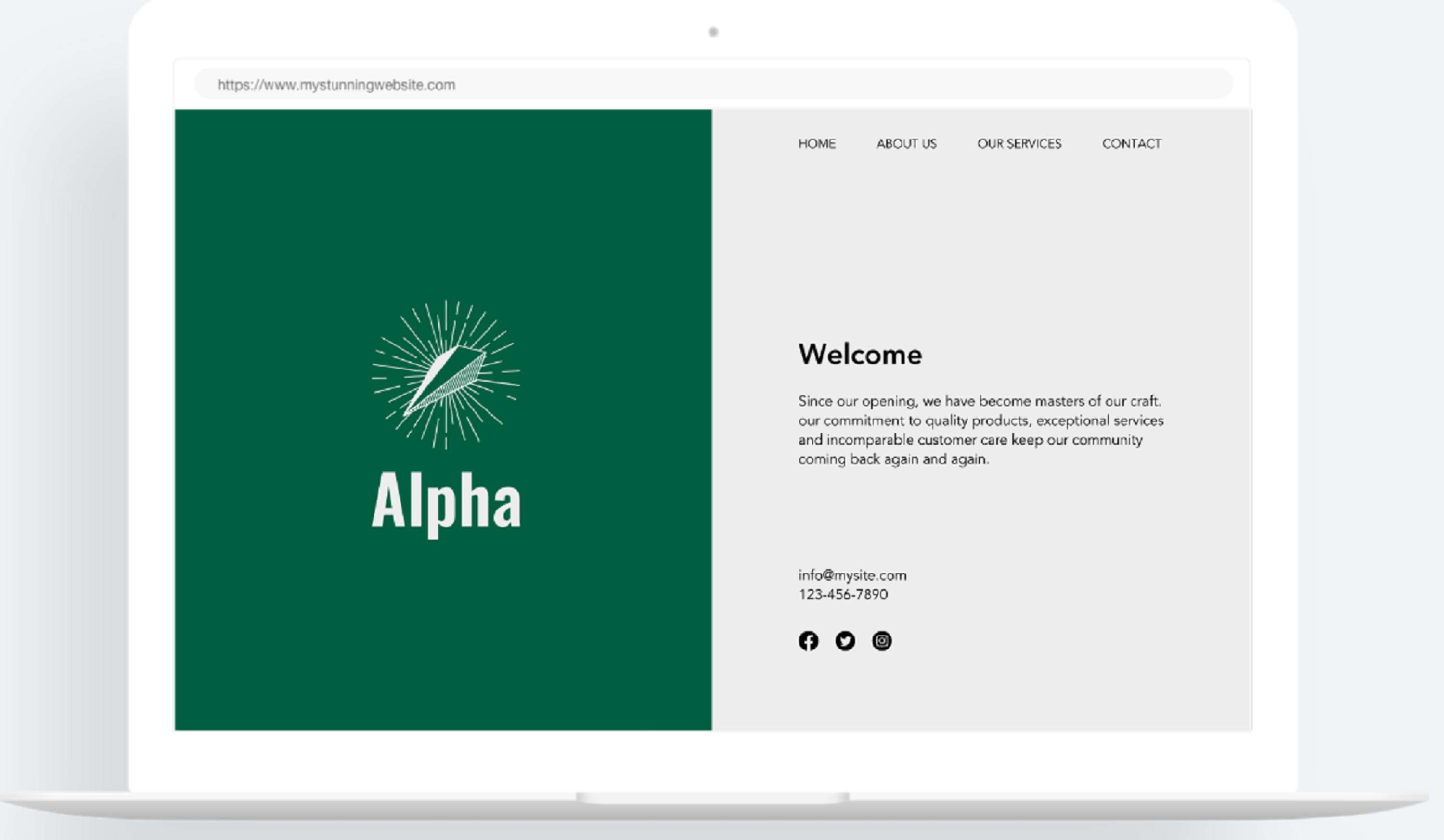 Alpha - logo design by Ella Baldwin