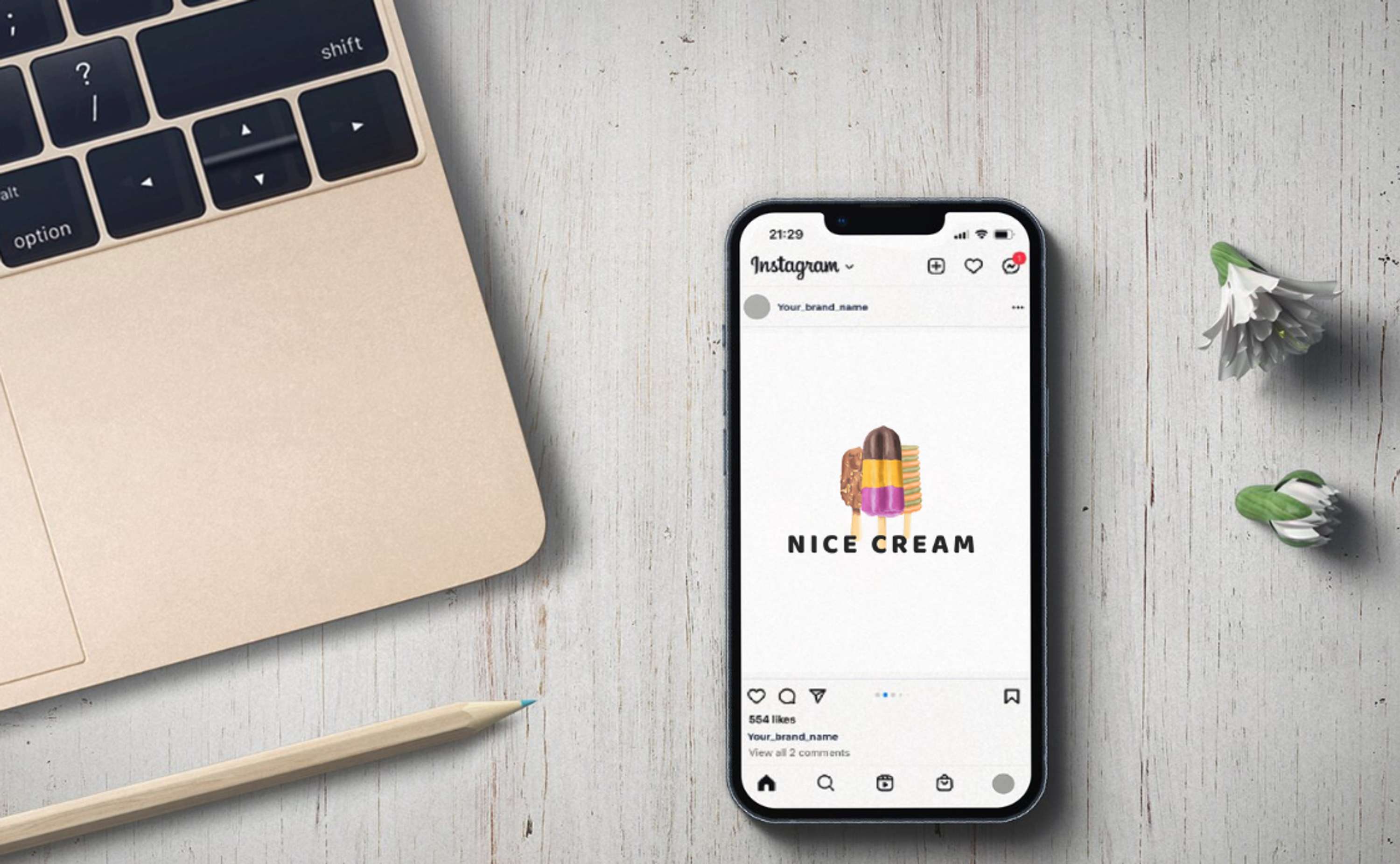 Nice cream 2 by Ella Baldwin