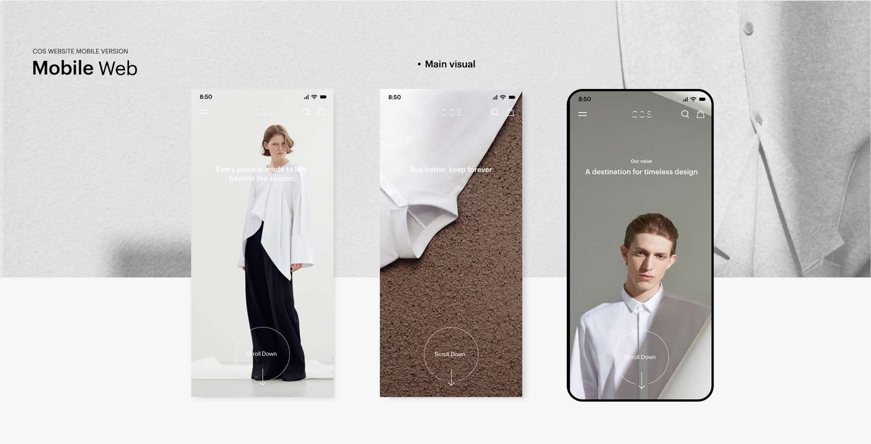 COS UIUX Re Design by MINJUNG CHOI