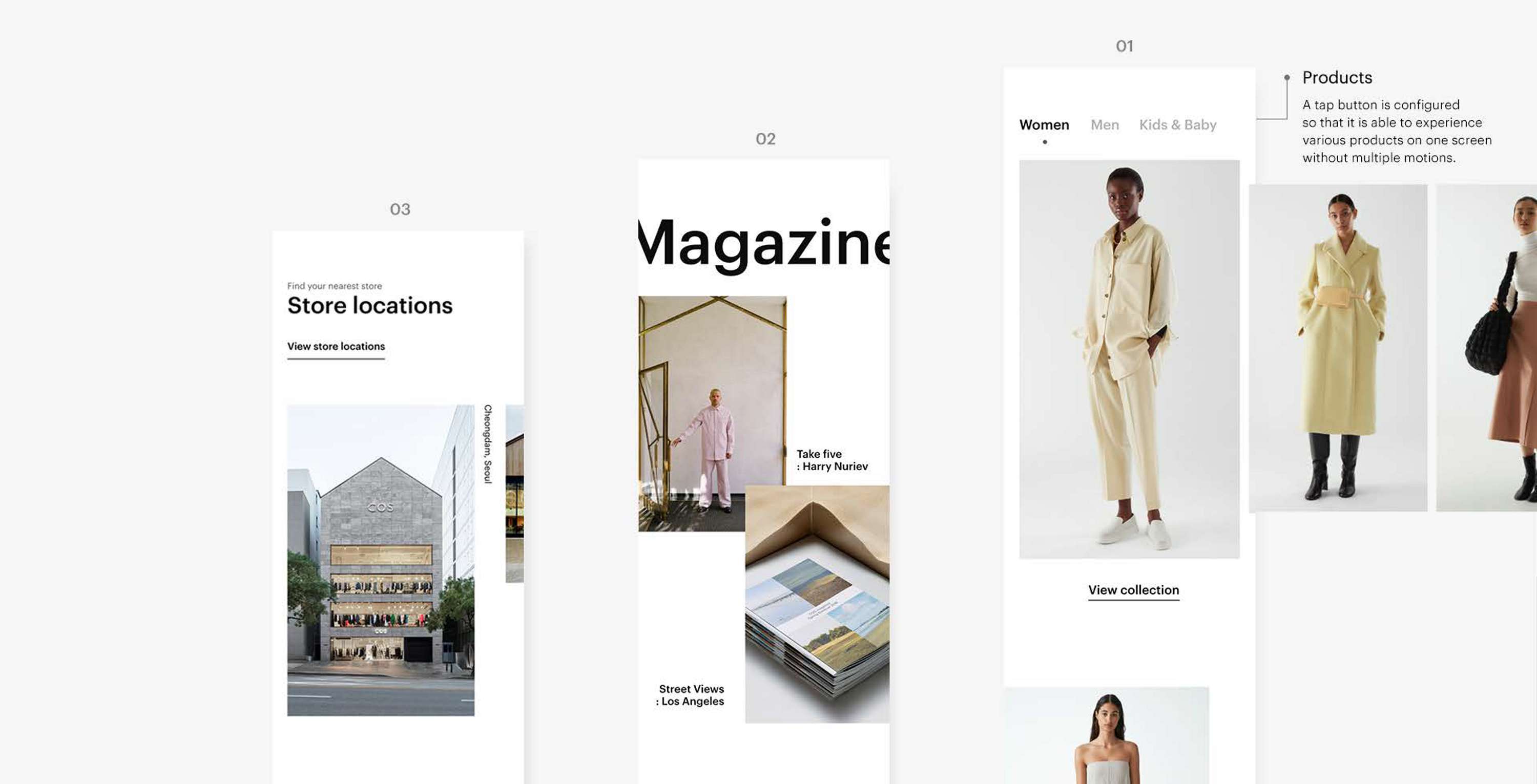 COS UIUX Re Design by MINJUNG CHOI