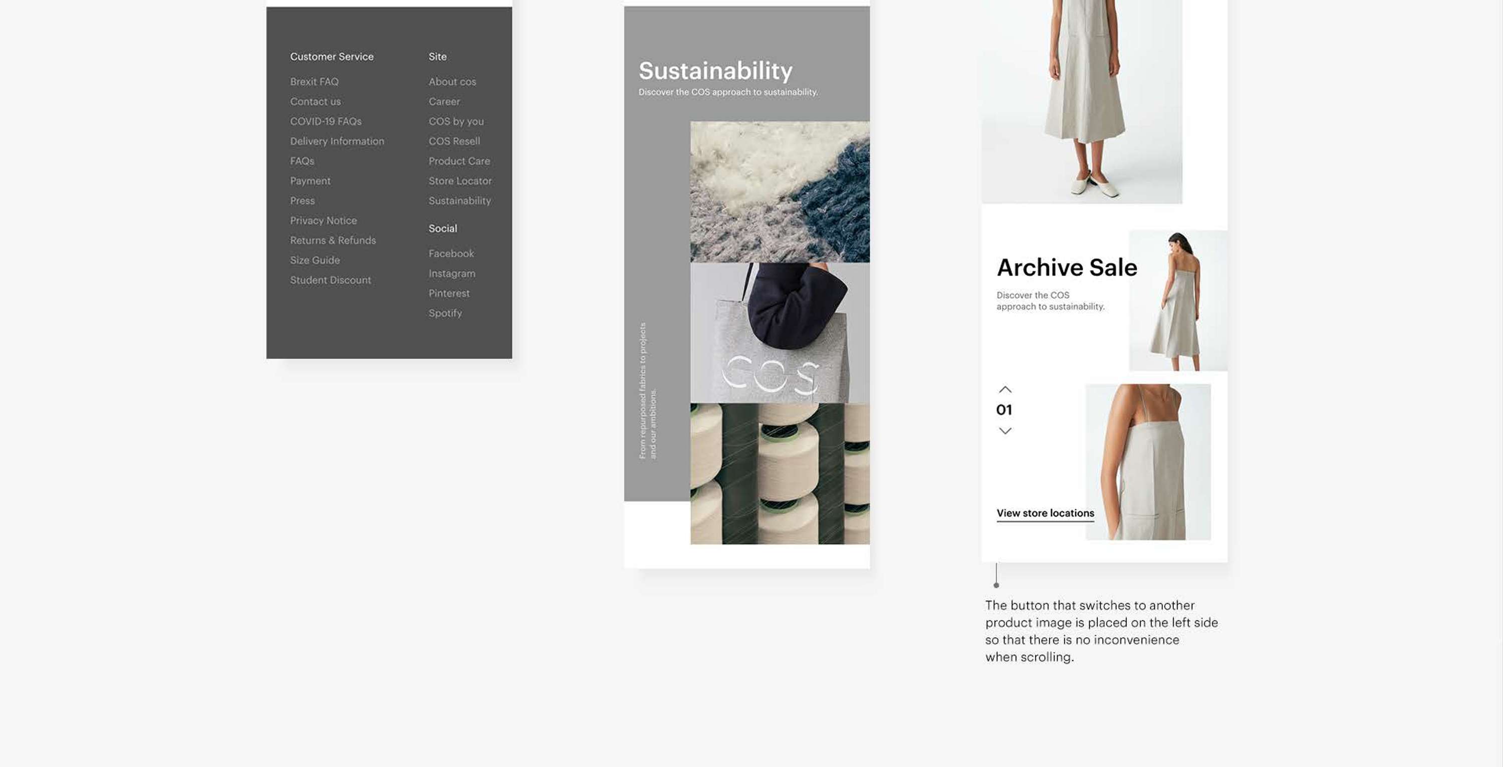 COS UIUX Re Design by MINJUNG CHOI