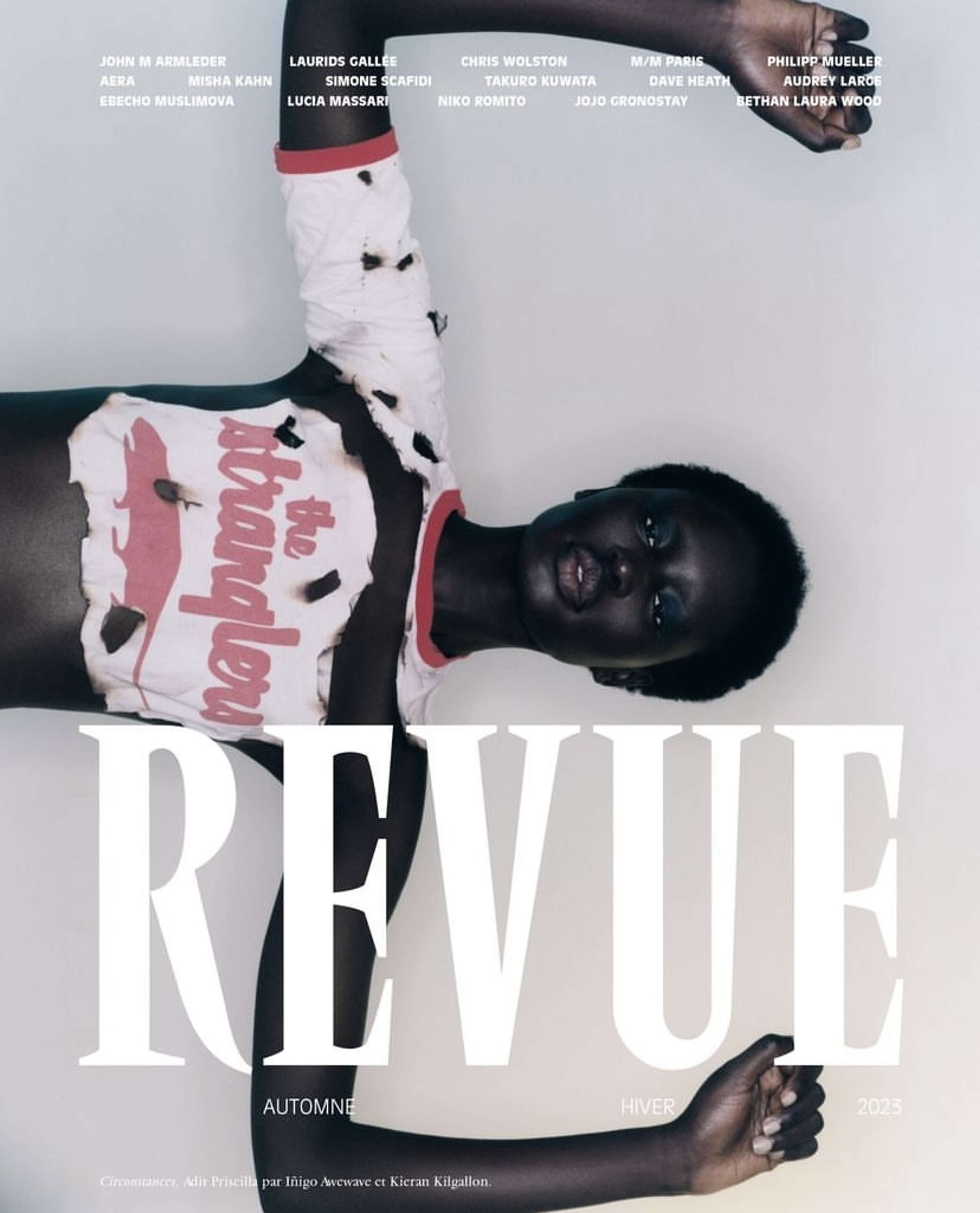 Cover and Editorial for REVUE by Thomas Lunnon
