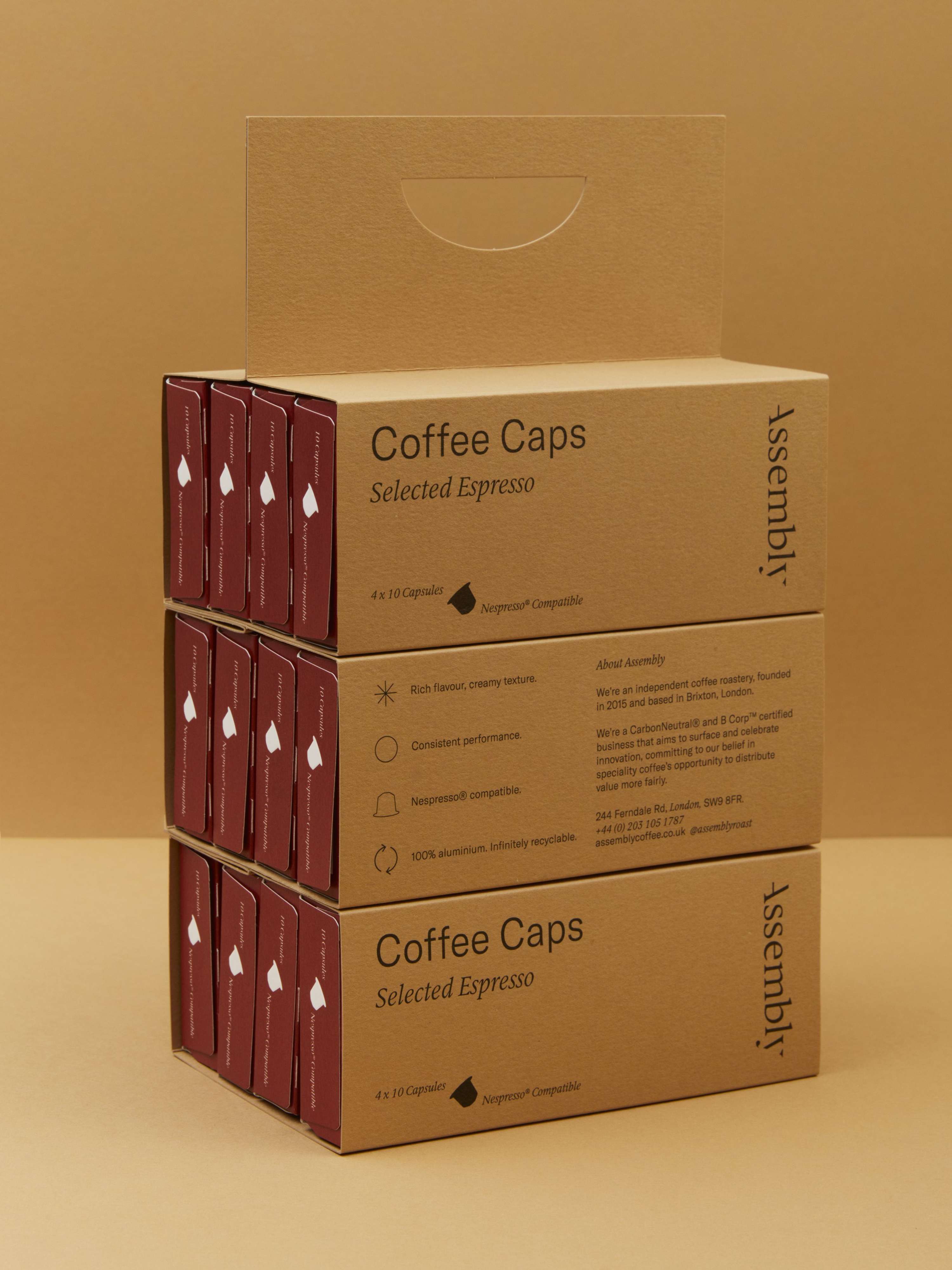 Assembly Coffee Caps - Selected Espresso by Vasiliki Zotou