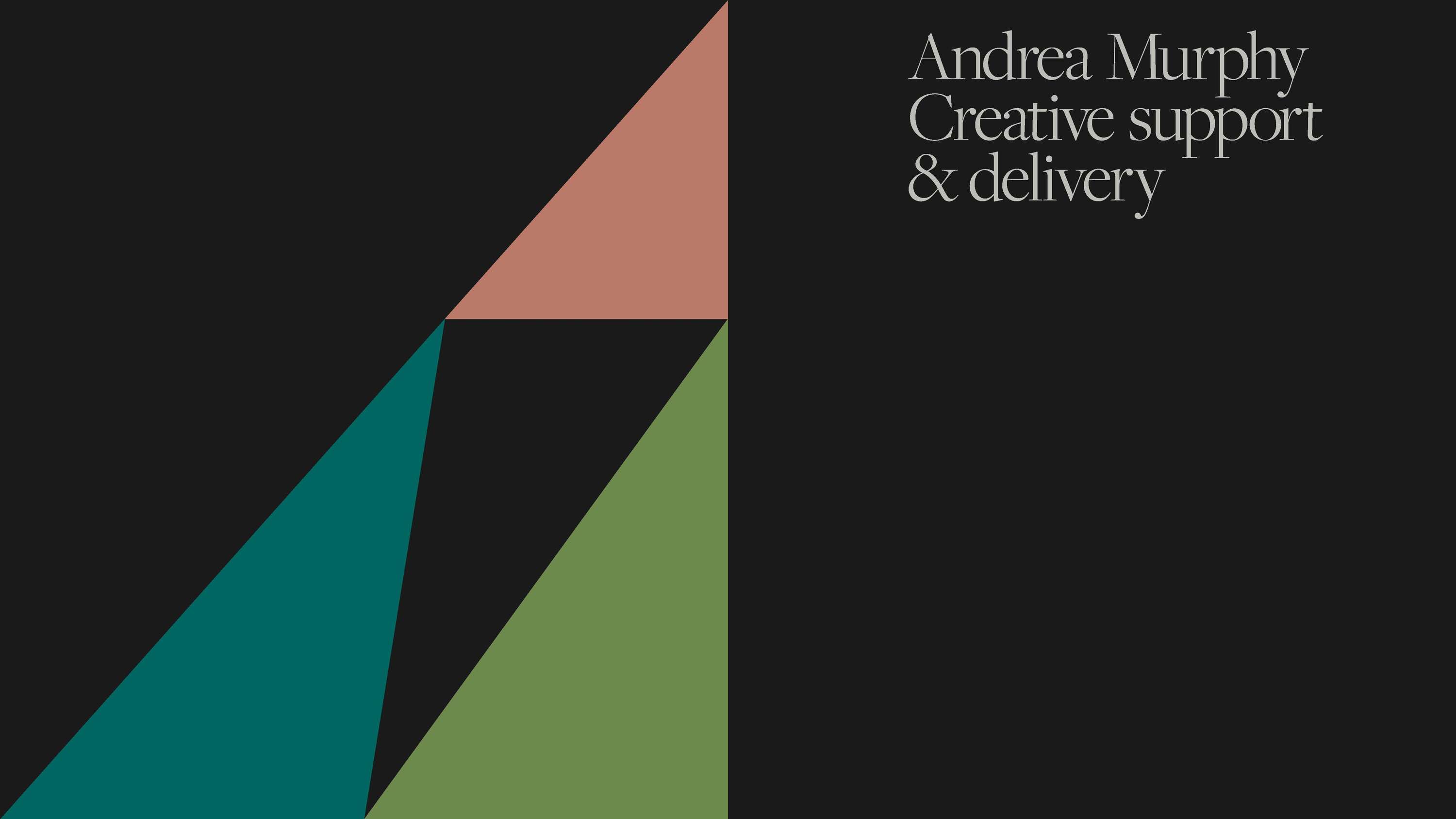 Portfolio of work – 2023 by Andrea Murphy