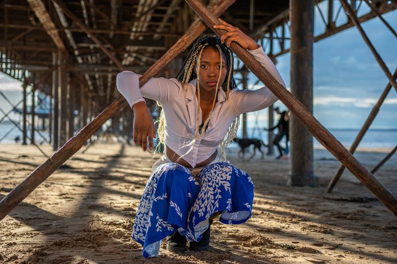 By the beach by Somto Okeke