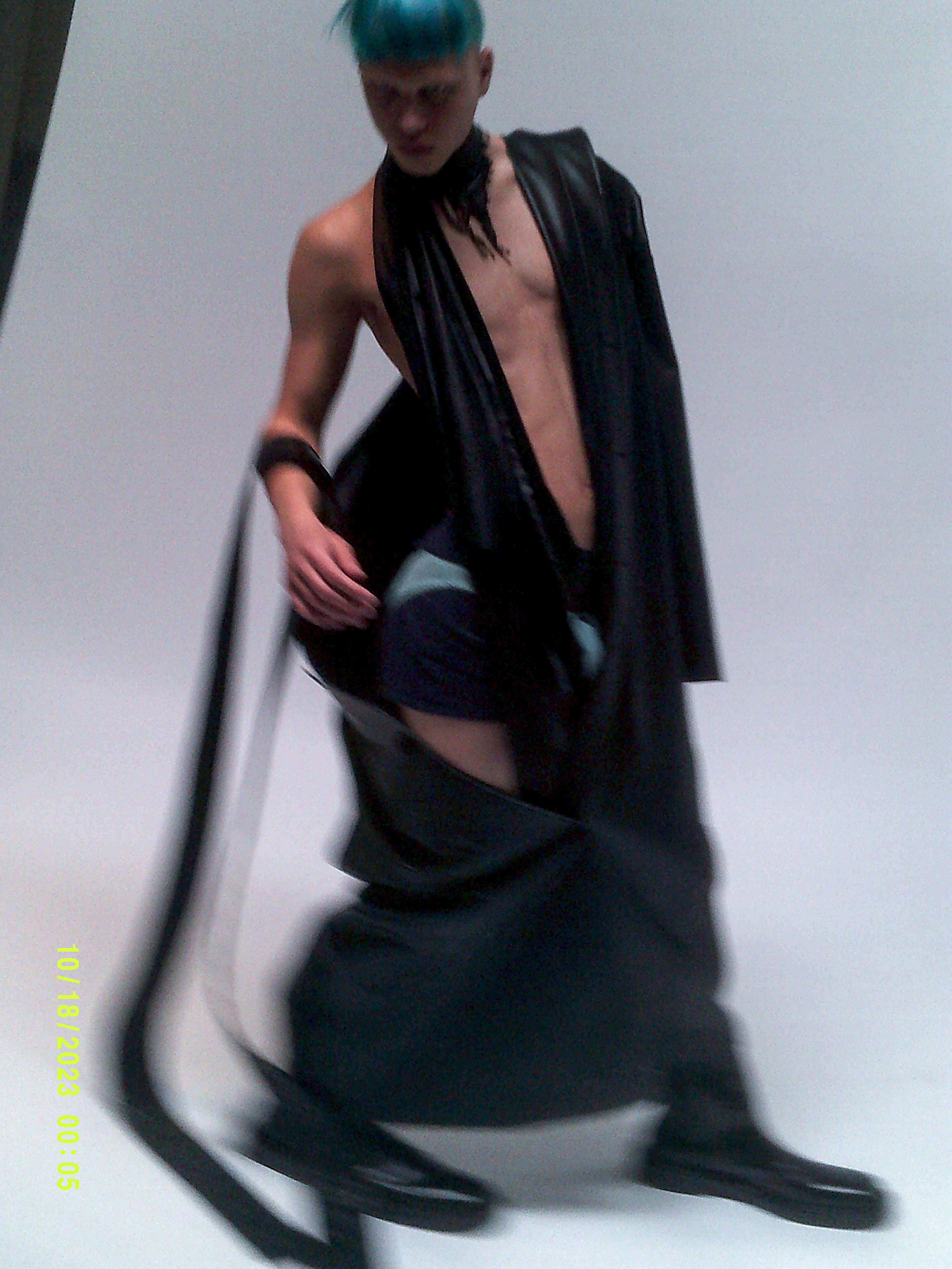 BTS SHOTS FROM EDITORIAL 'PLAYING REALITY' CAP74024 FW 23 ISSUE by Kahli McCredie