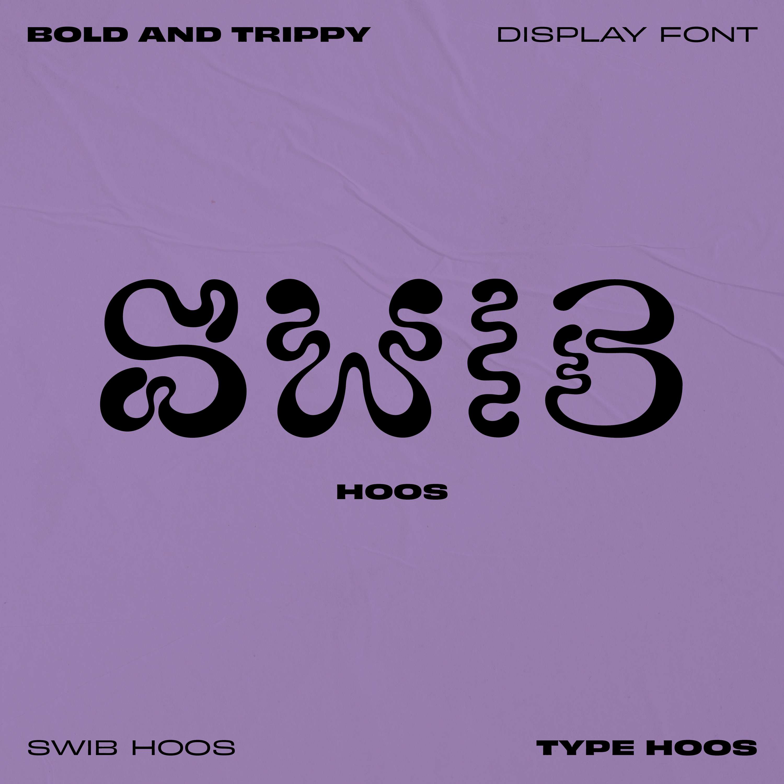 Type Hoos - Swib Hoos Font by Jonathan McMahon