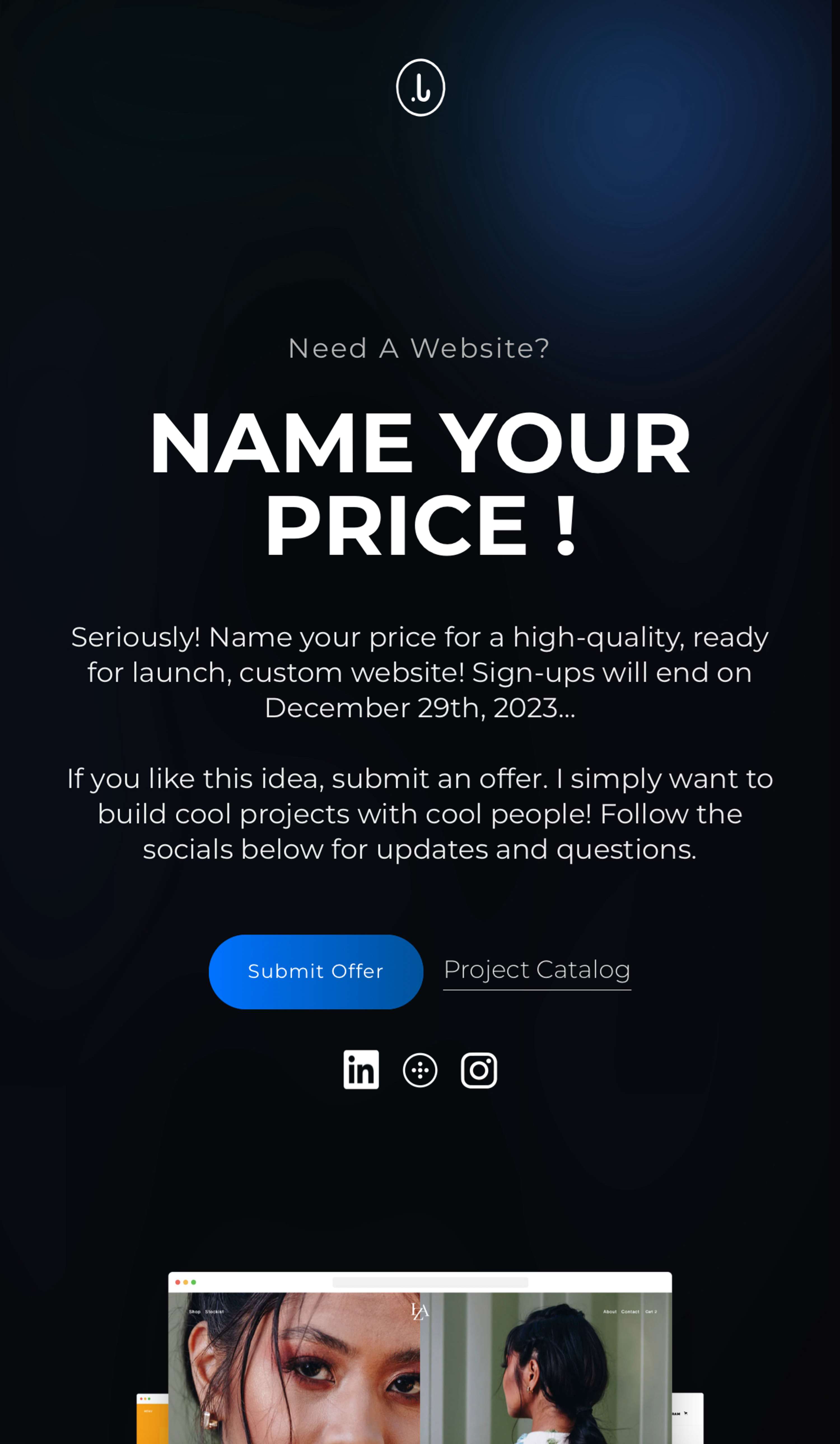 Name Your Price is Back! by Jonathan Barnes
