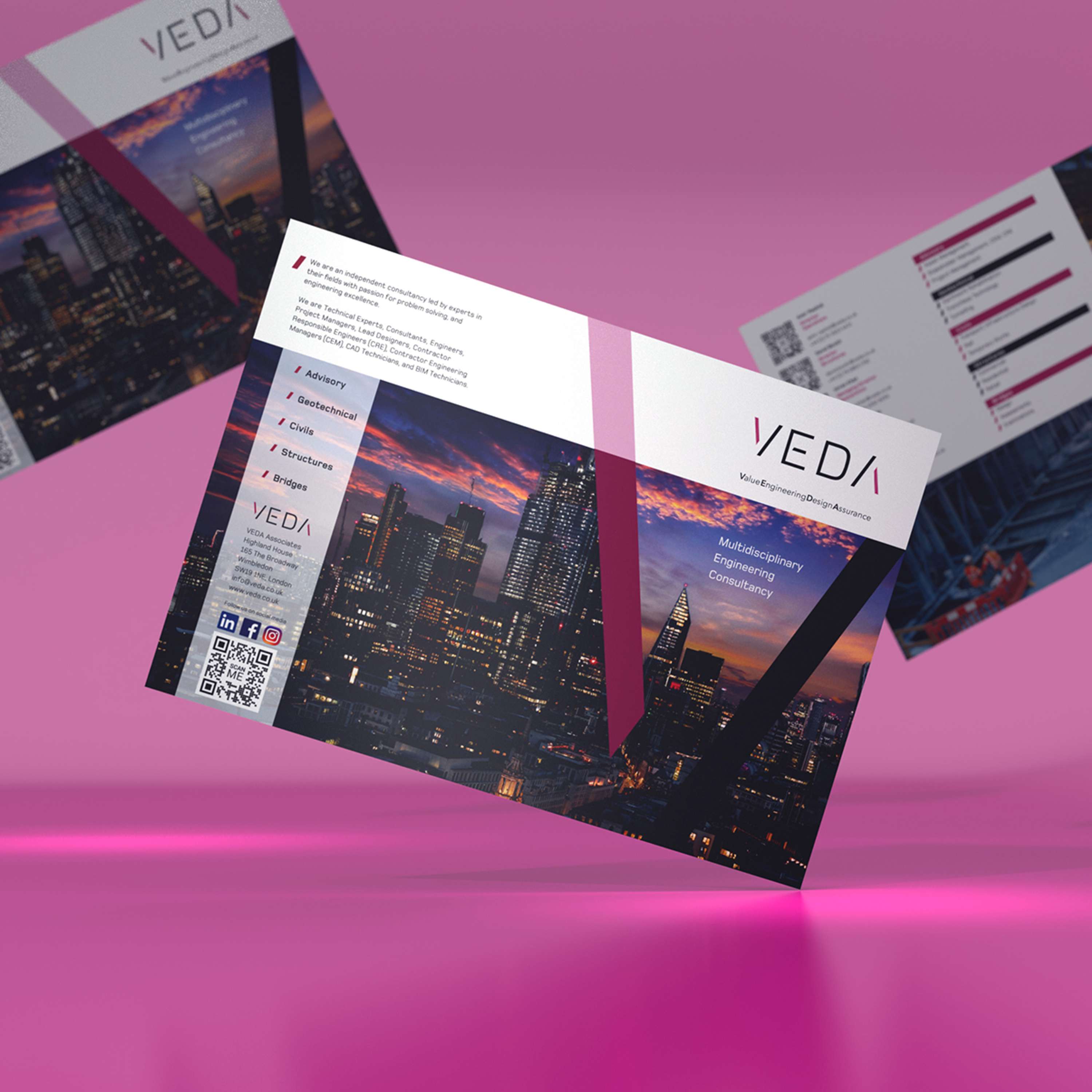 VEDA reception design and branding by Lech Orlowski