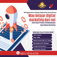 0821-3570-6755| Belajar Digital Marketing Ponorogo Golden Hand Academy logo