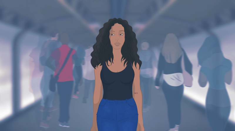 Nandita - La foule by Lauriane Cavillon