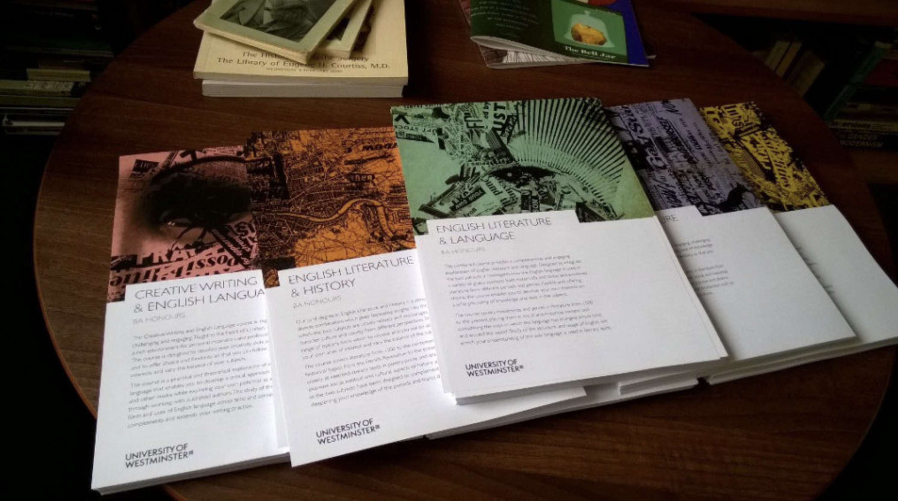 University of Westminster Course Leaflets by Leah Germann