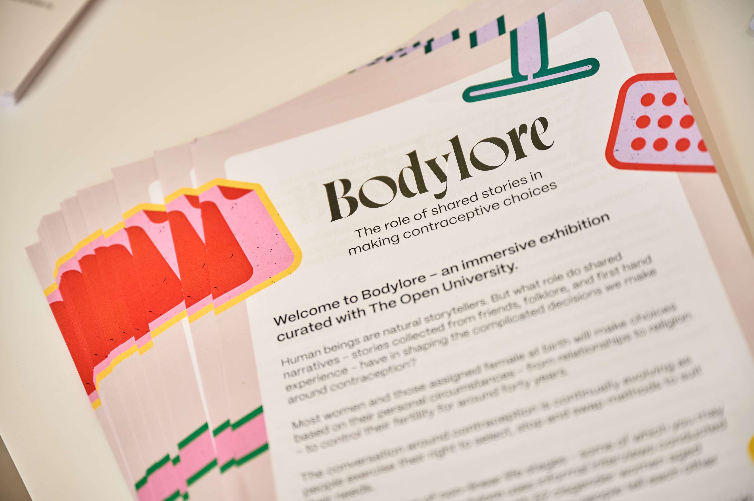 Bodylore exhibition | The Open University | Liminal Space | 2023 by Bella Binns