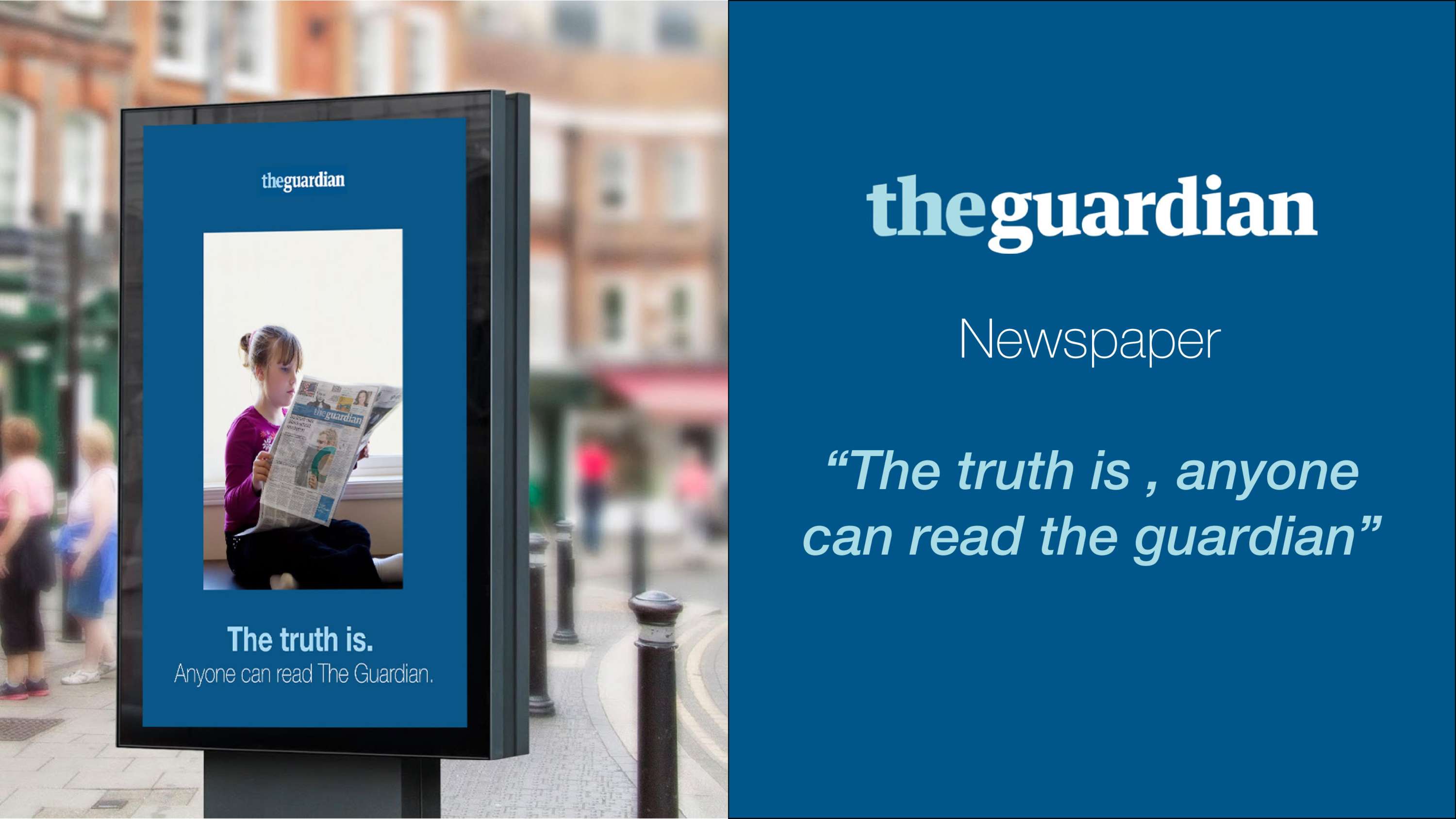 The Truth is...... Anyone can read the Guardian by Channell Lewis