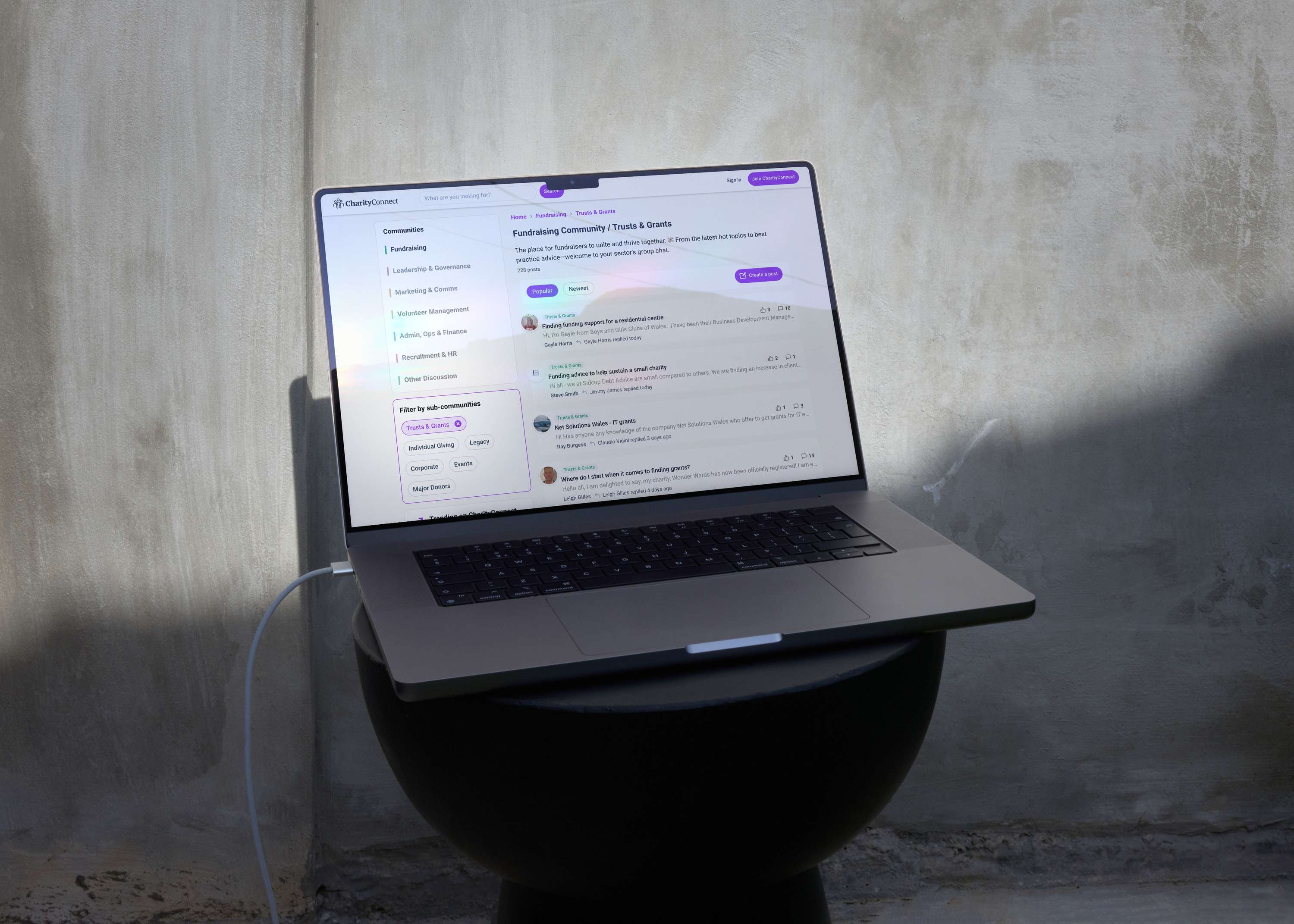 CharityConnect - New Features by Hana Sipkova